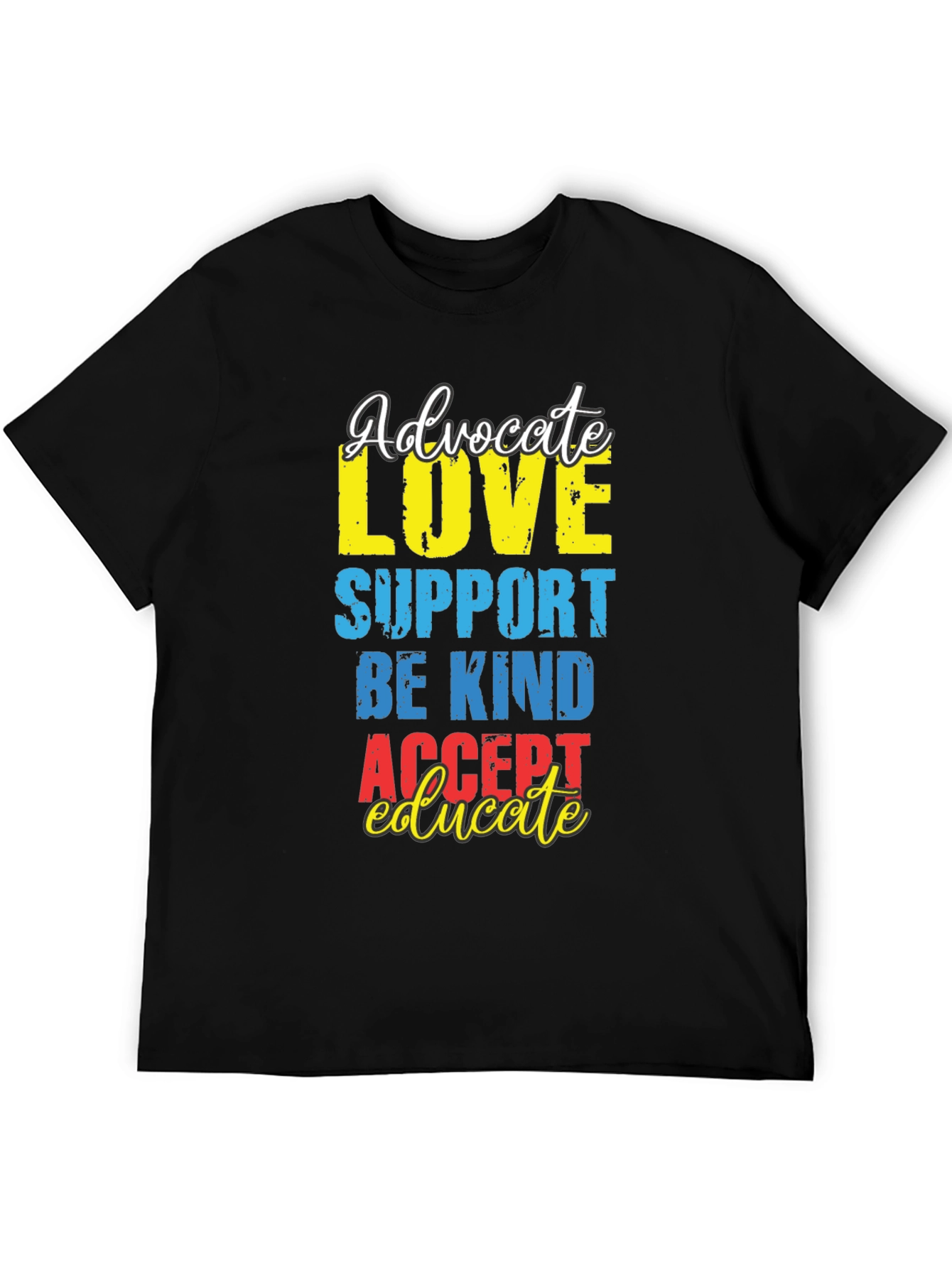 Advocate Love Graphic Tee - Autism Awareness