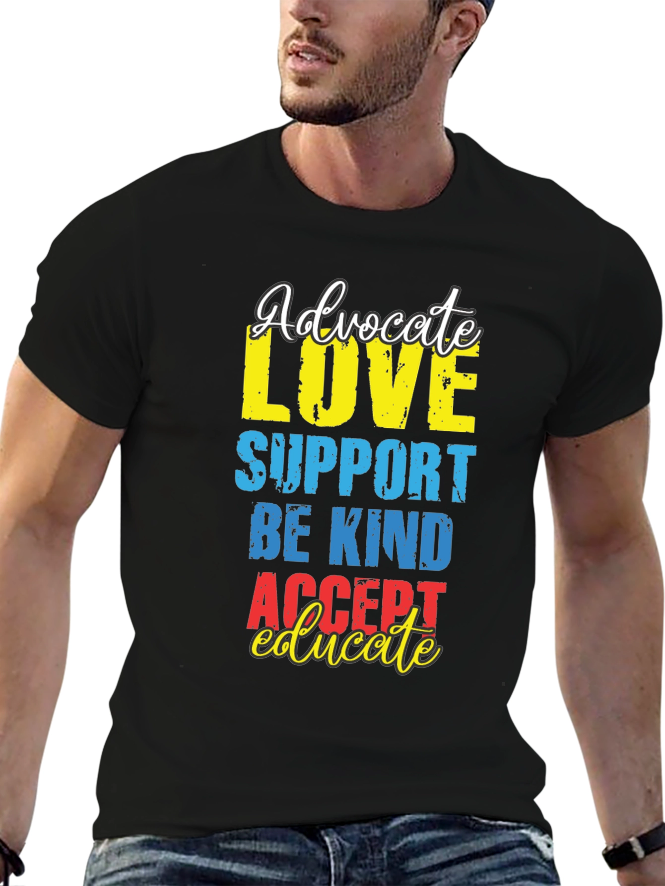 Advocate Love Graphic Tee - Autism Awareness