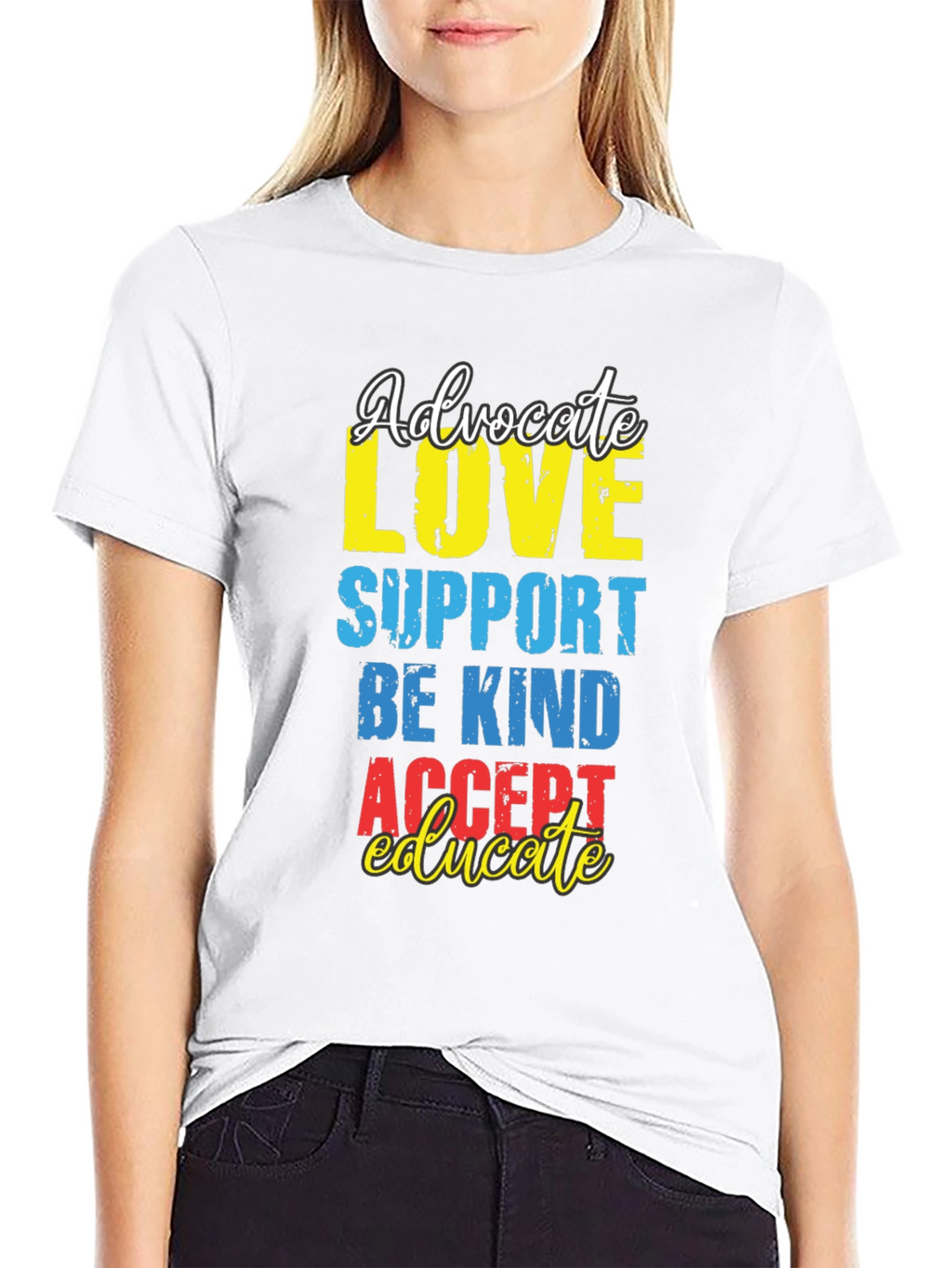 Advocate Love Graphic Tee - Autism Awareness