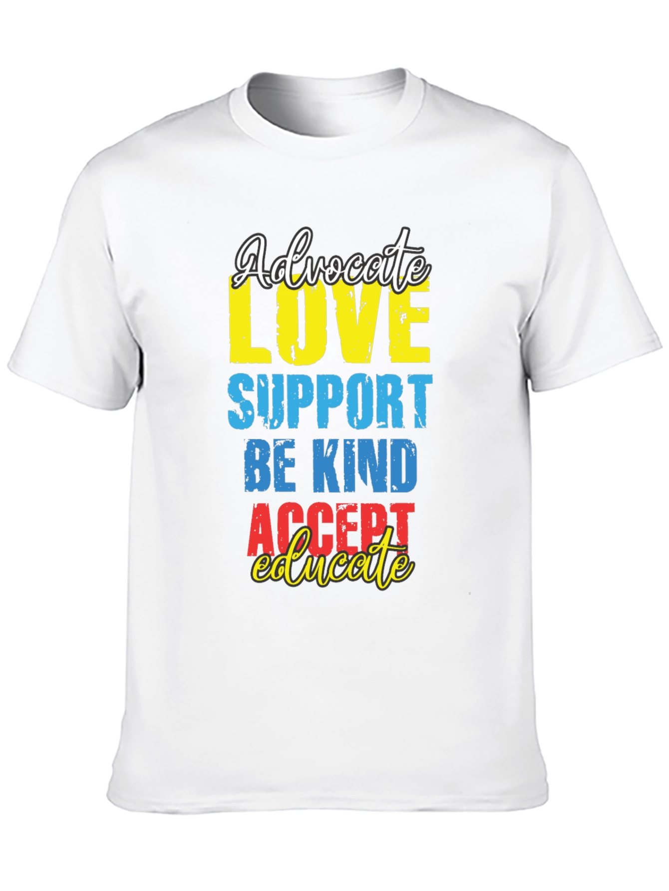Advocate Love Graphic Tee - Autism Awareness