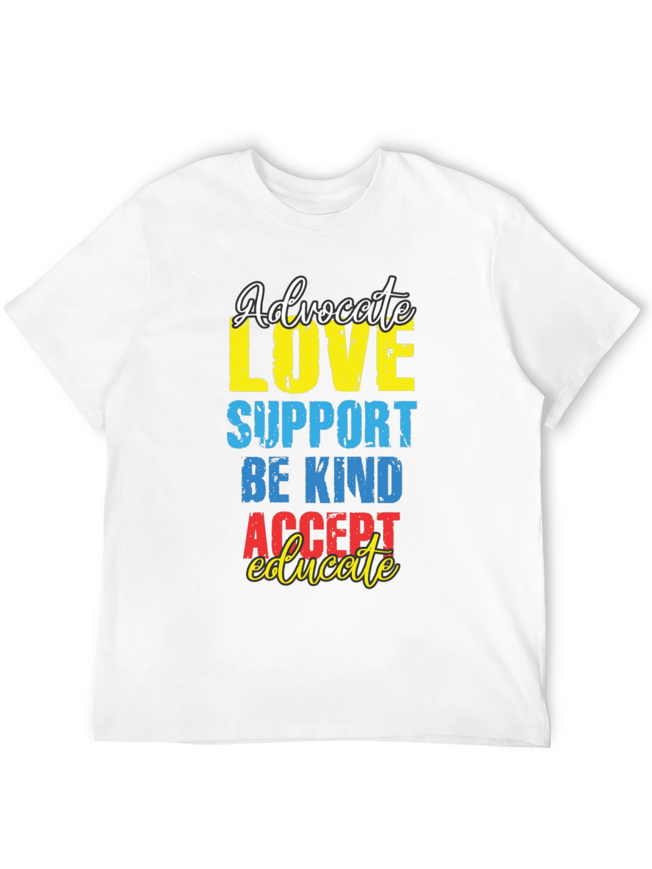 Advocate Love Graphic Tee - Autism Awareness