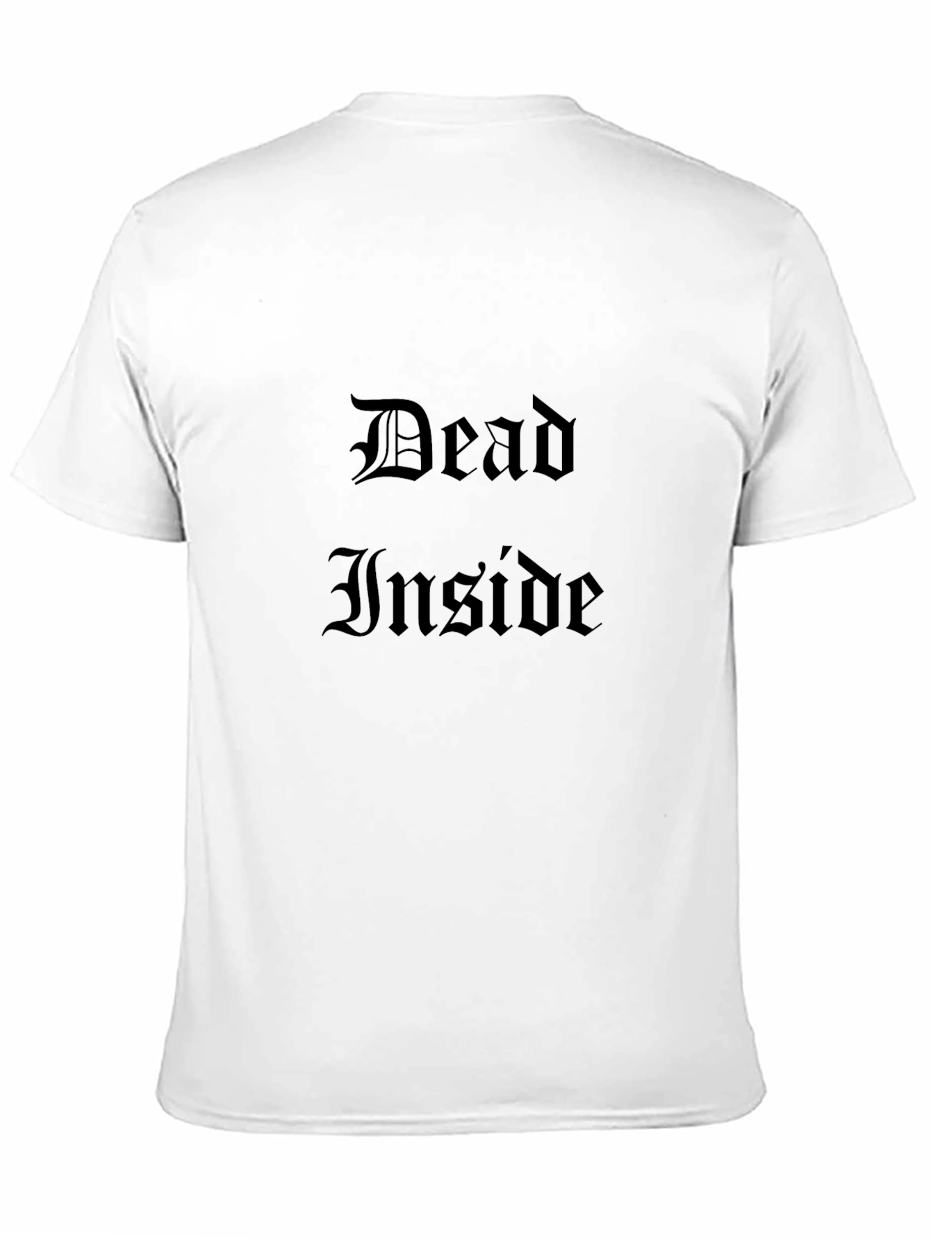 Dead Inside Gothic T-Shirt - Dark Humor Tee