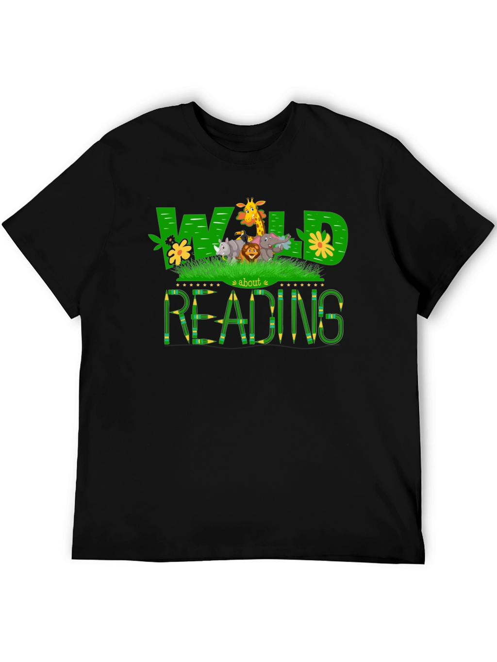 Wild About Reading Graphic T-Shirt