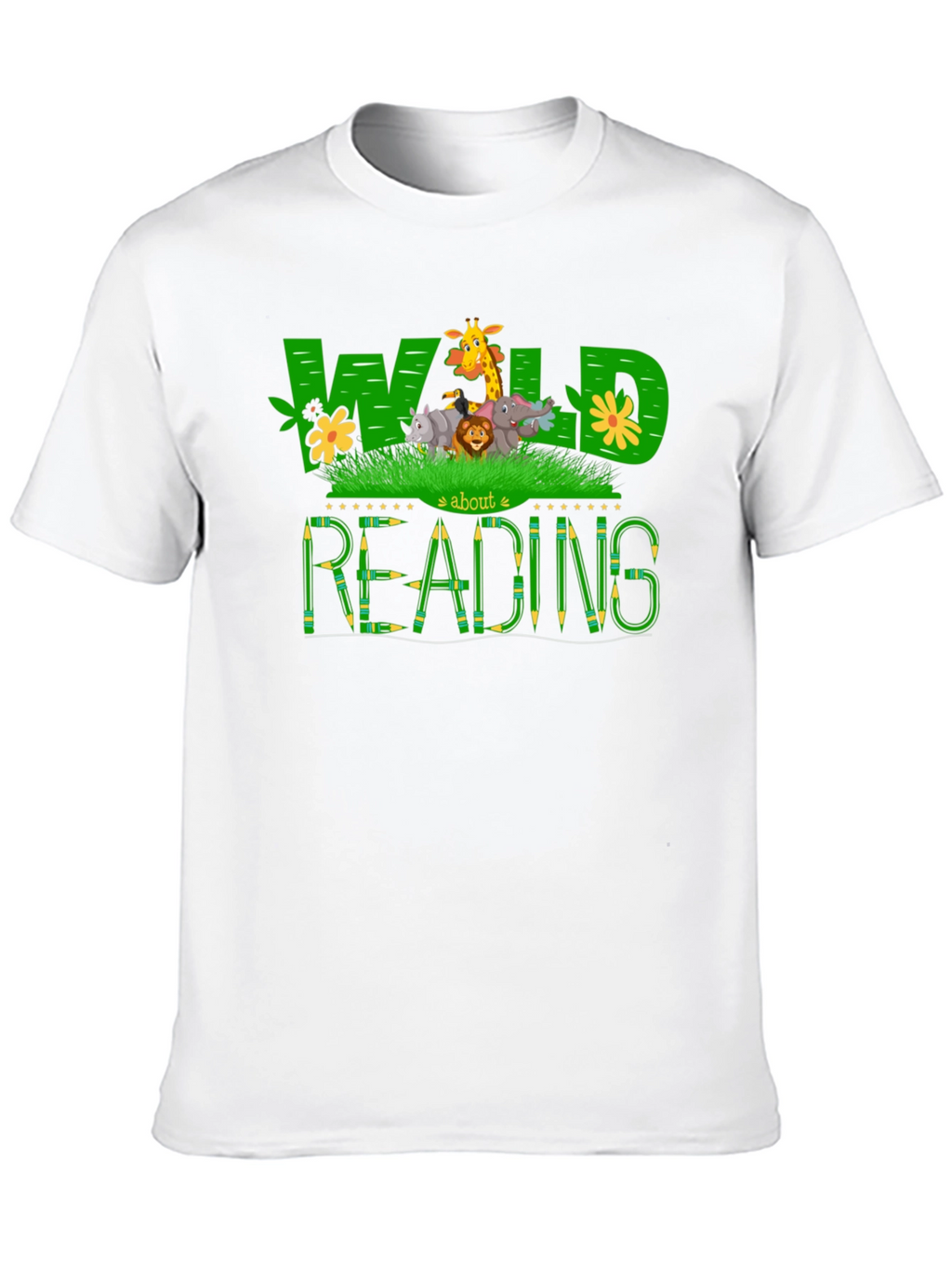Wild About Reading Graphic T-Shirt