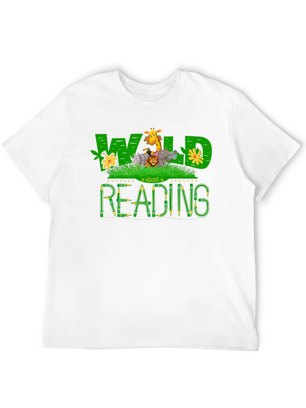 Wild About Reading Graphic T-Shirt