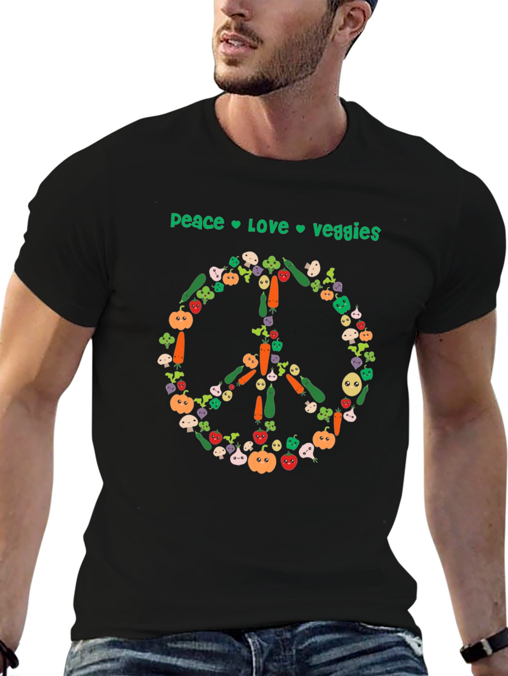 Peace Love Veggies T-Shirt