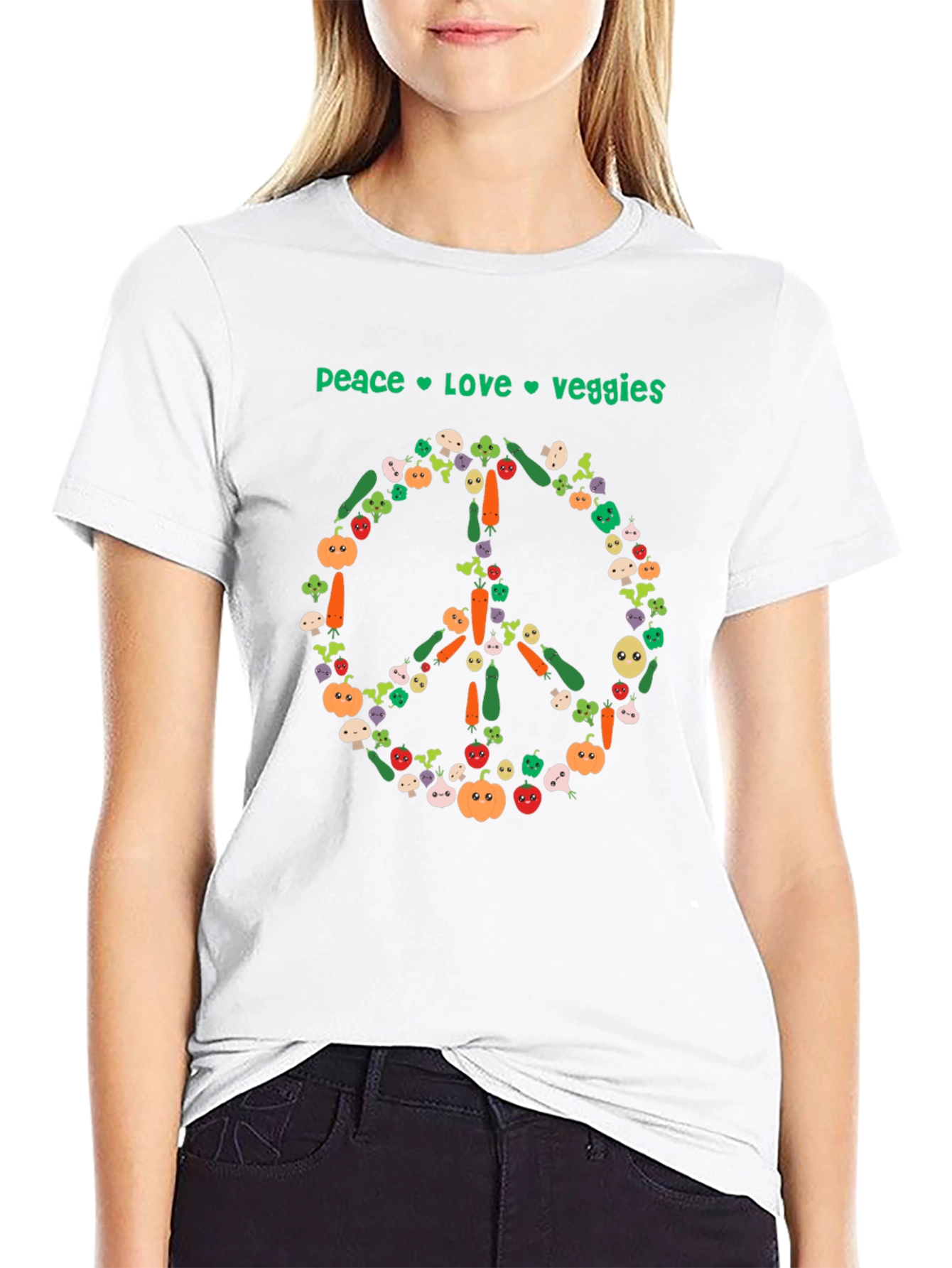 Peace Love Veggies T-Shirt