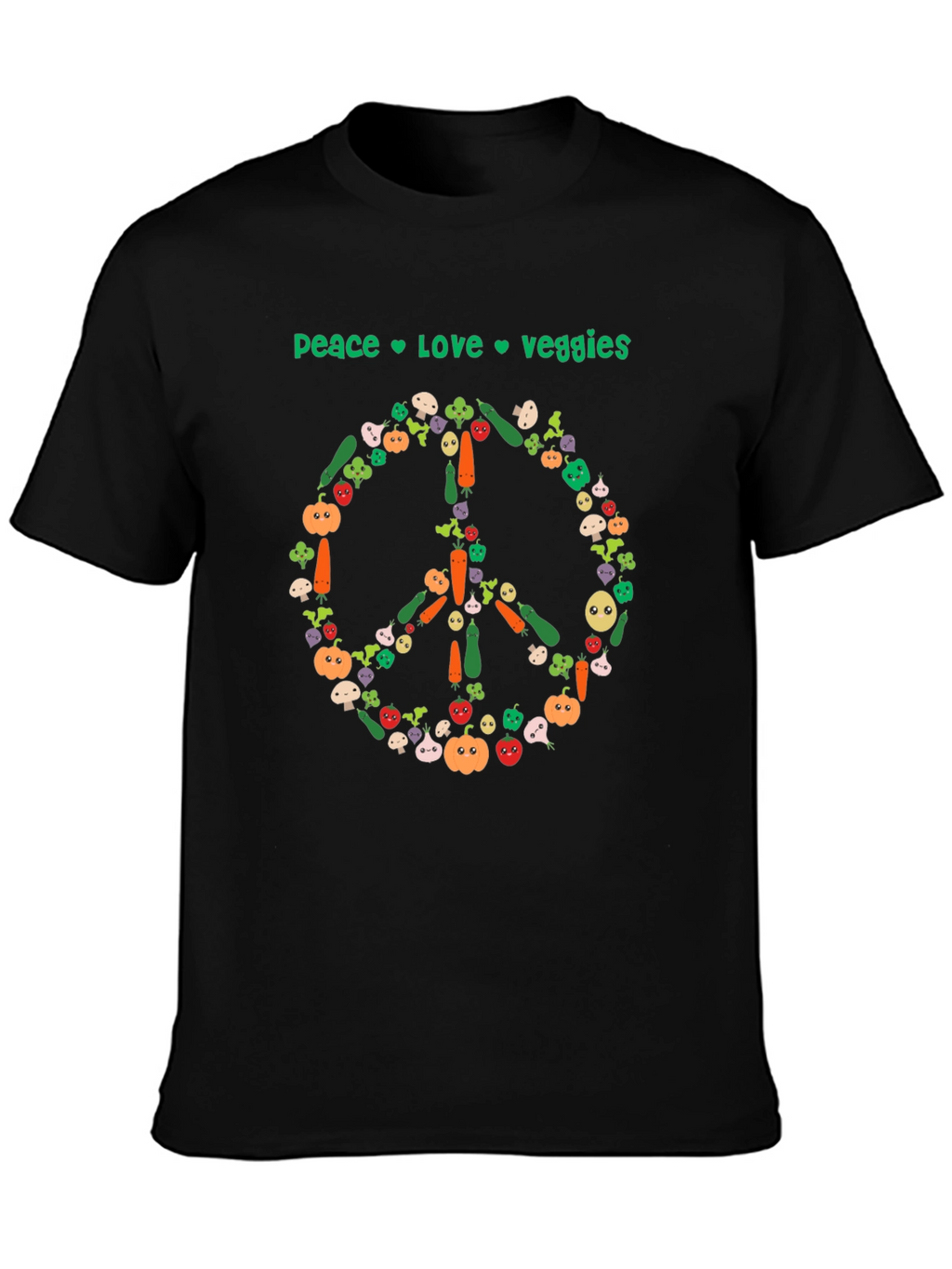 Peace Love Veggies T-Shirt