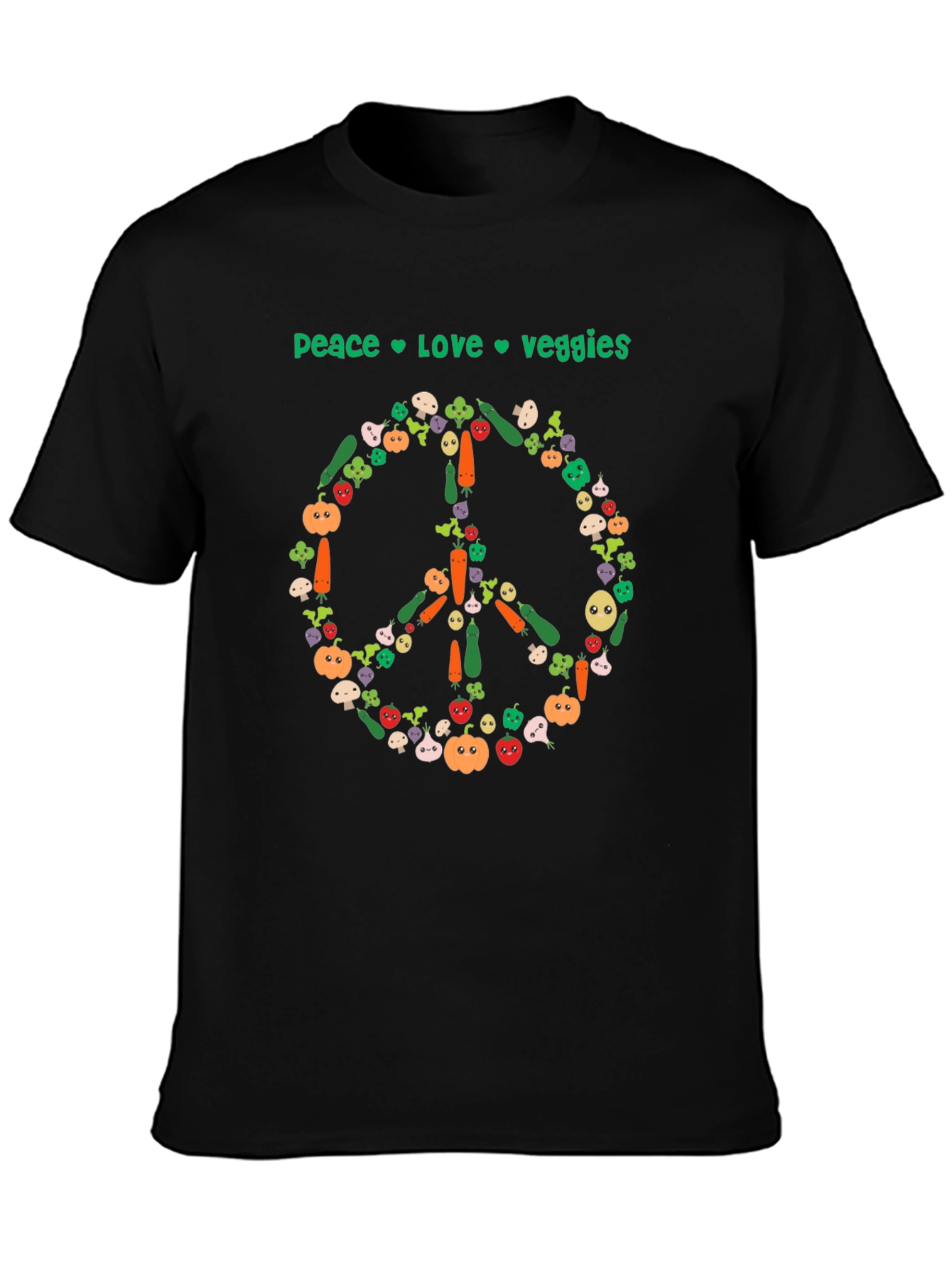 Peace Love Veggies T-Shirt
