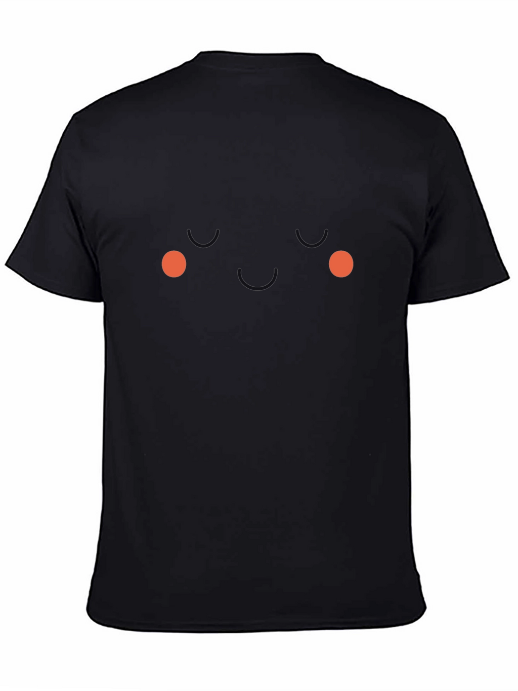 Funny Face Graphic Tee - Black Novelty T-Shirt