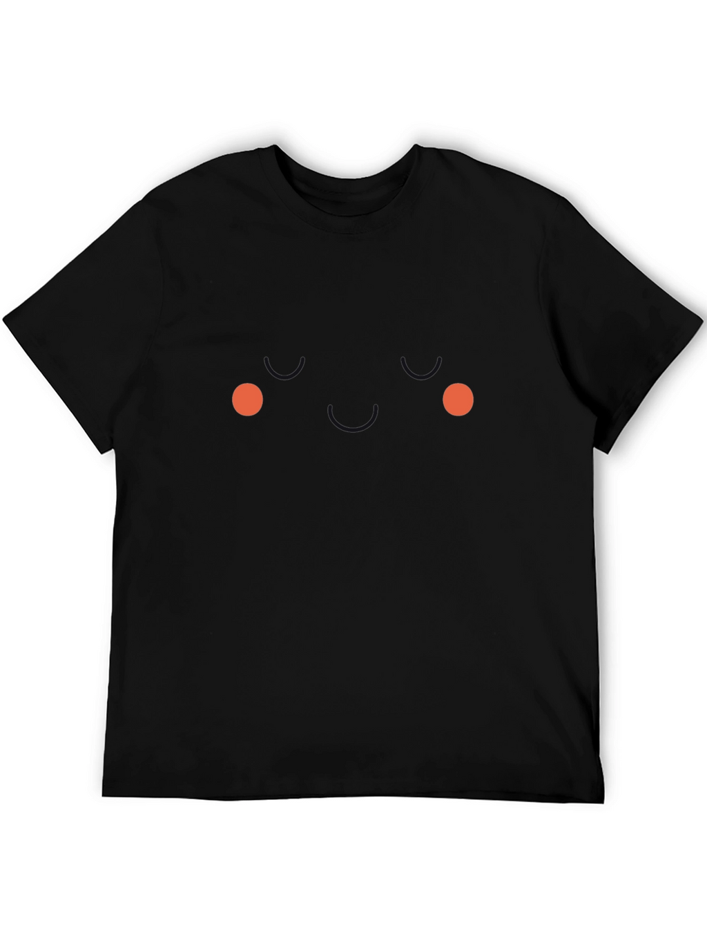 Funny Face Graphic Tee - Black Novelty T-Shirt