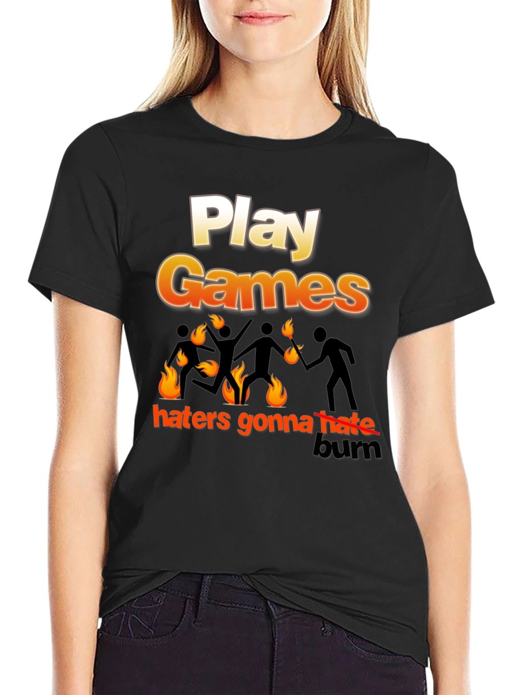 Play Games Haters Gonna Hate Mens T-Shirt