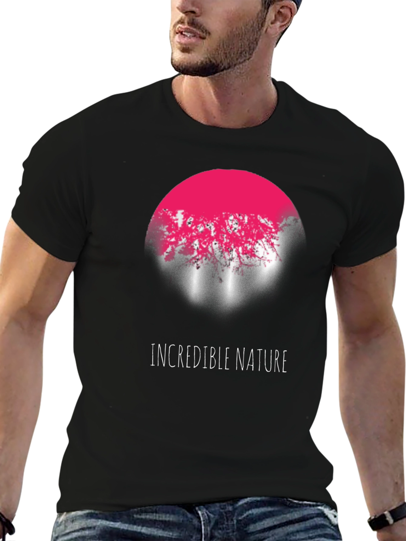 Incredible Nature Graphic Tee - Stylish Casual Wear