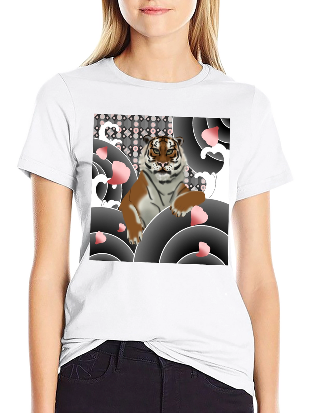 Tiger Graphic Black T-Shirt