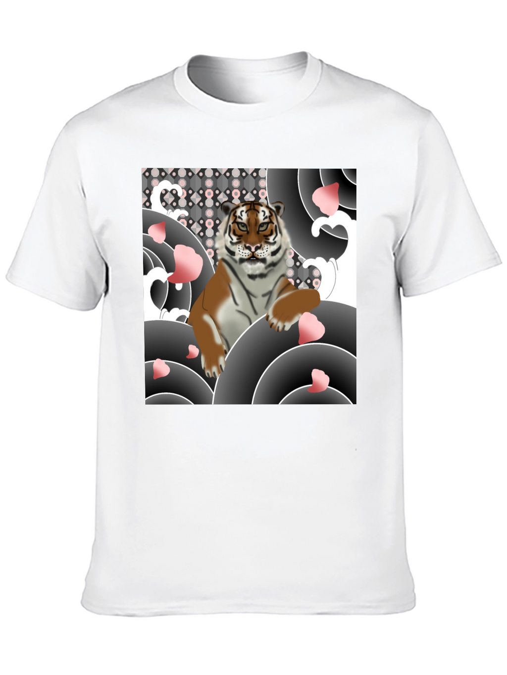 Tiger Graphic Black T-Shirt