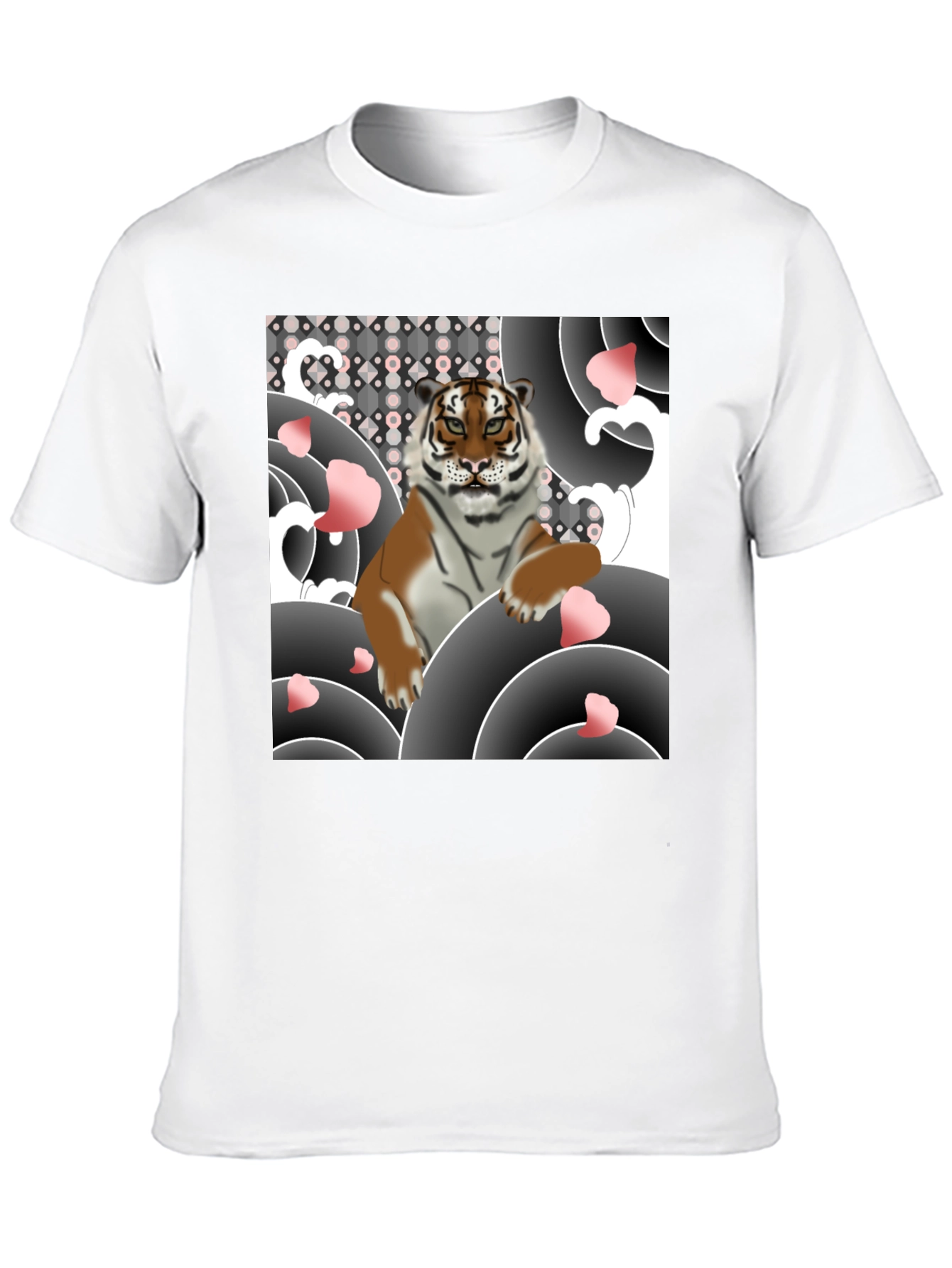 Tiger Graphic Black T-Shirt
