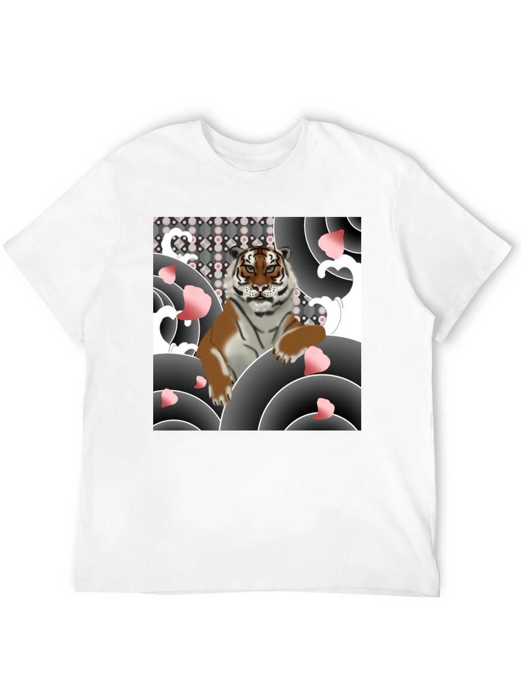 Tiger Graphic Black T-Shirt