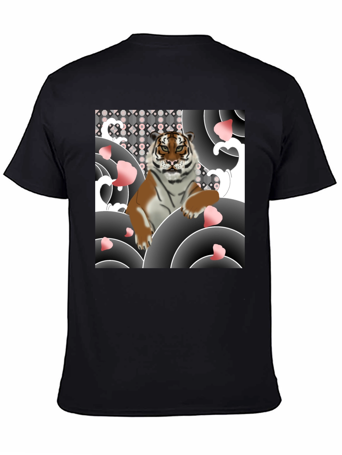 Tiger Graphic Black T-Shirt