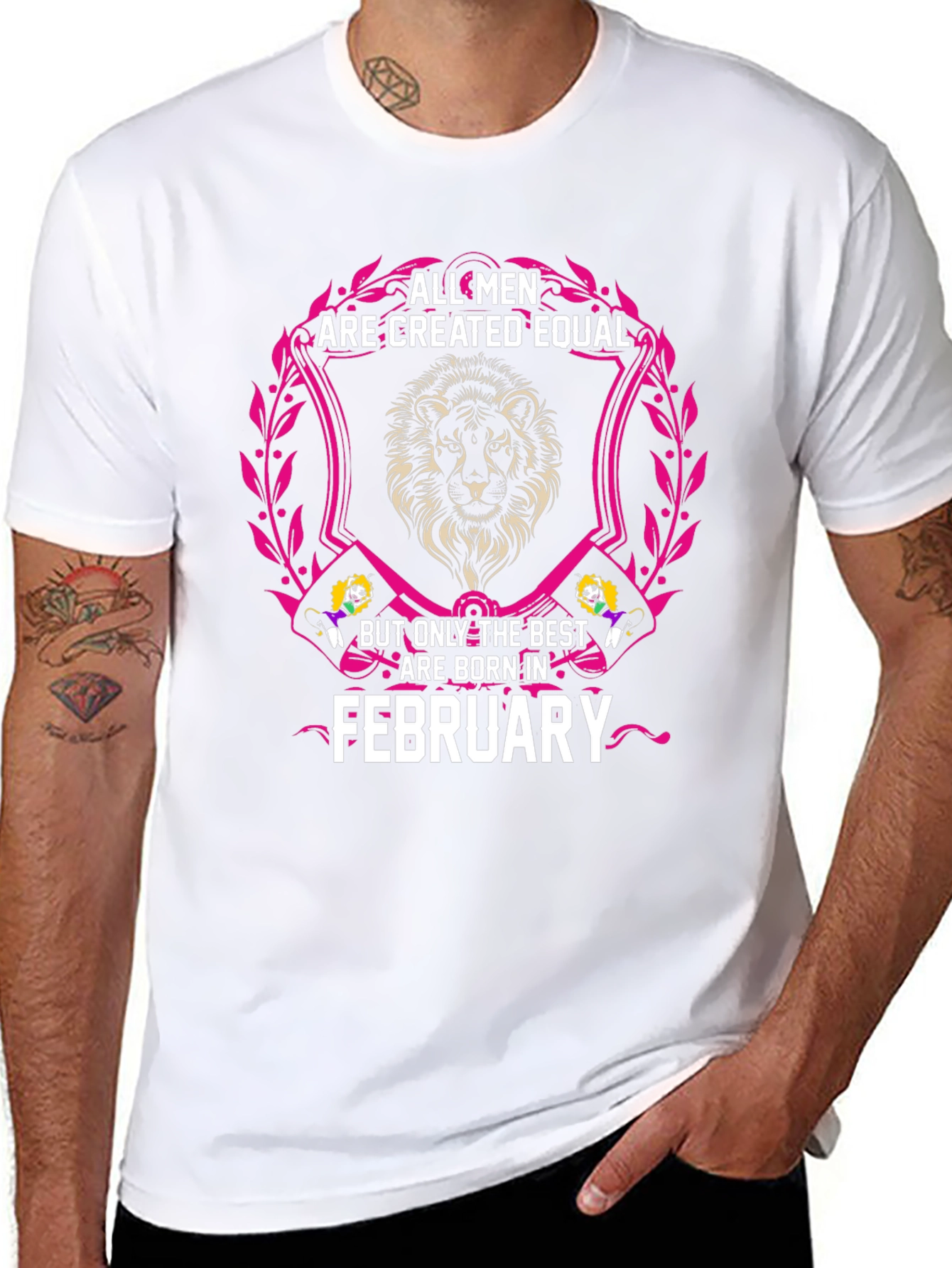 All Men Are Created Equal February Birthday T-Shirt