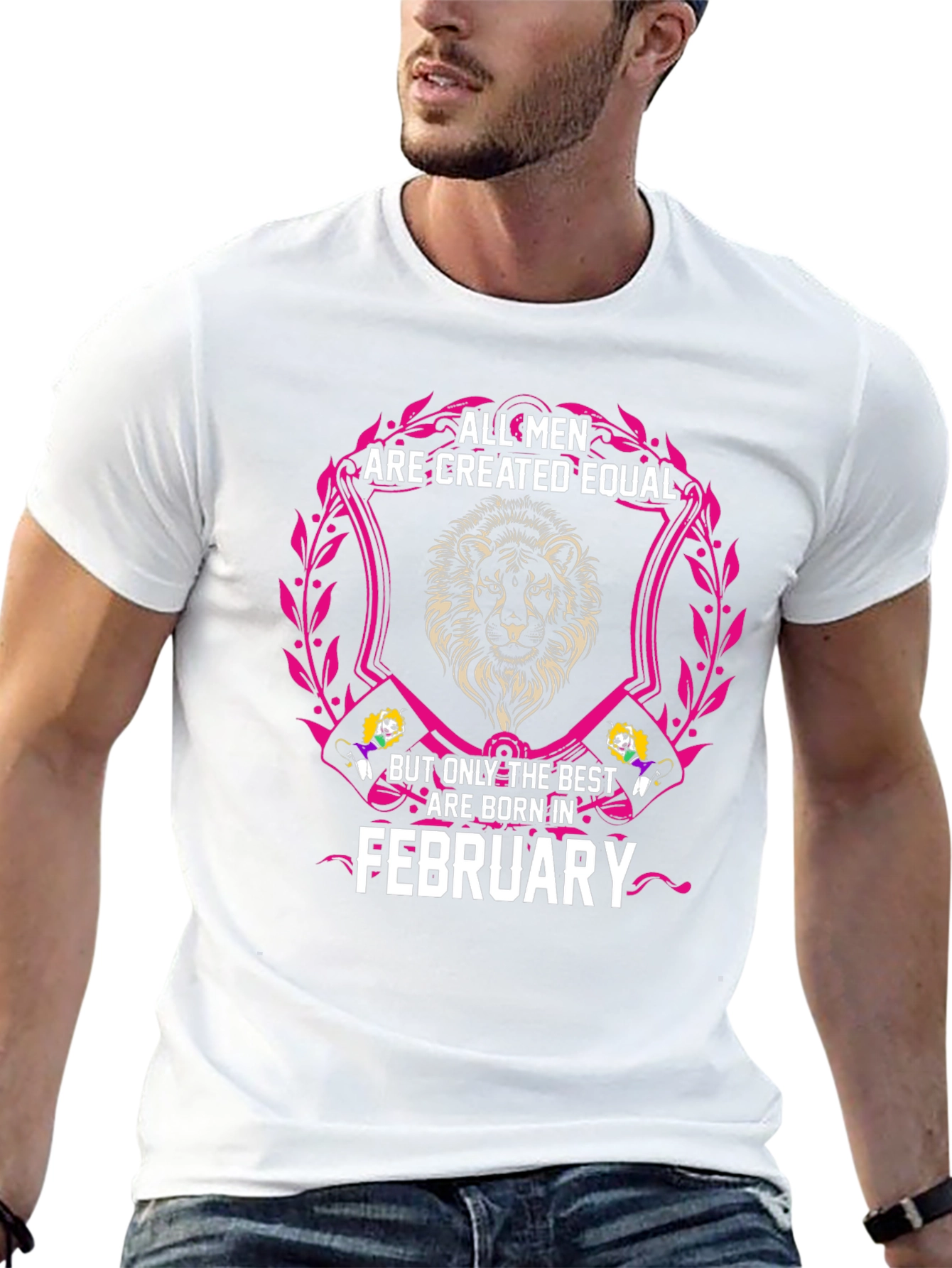 All Men Are Created Equal February Birthday T-Shirt