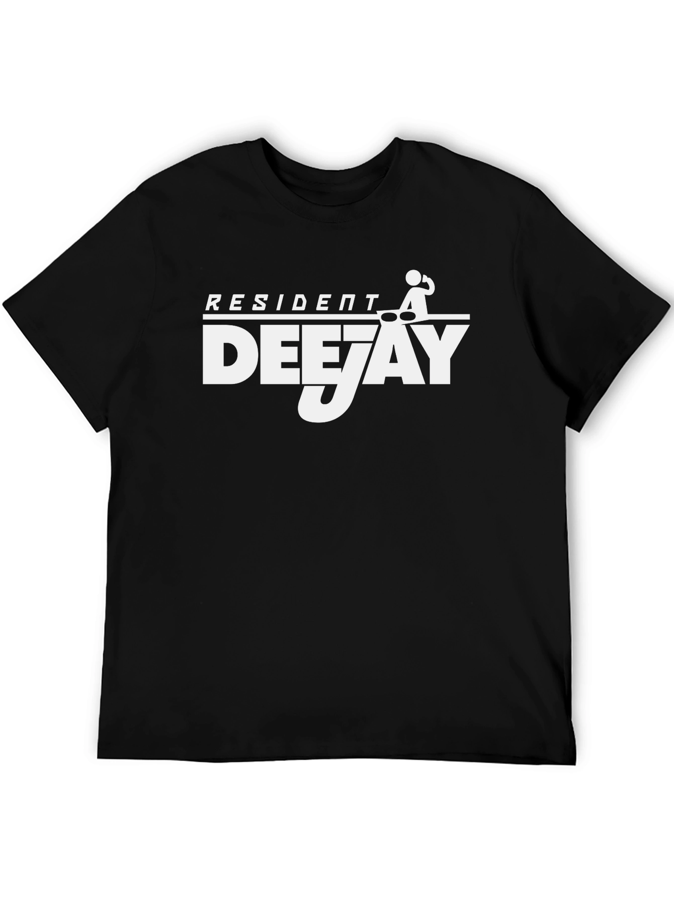 Resident Deejay Graphic Tee - Cool DJ Shirt