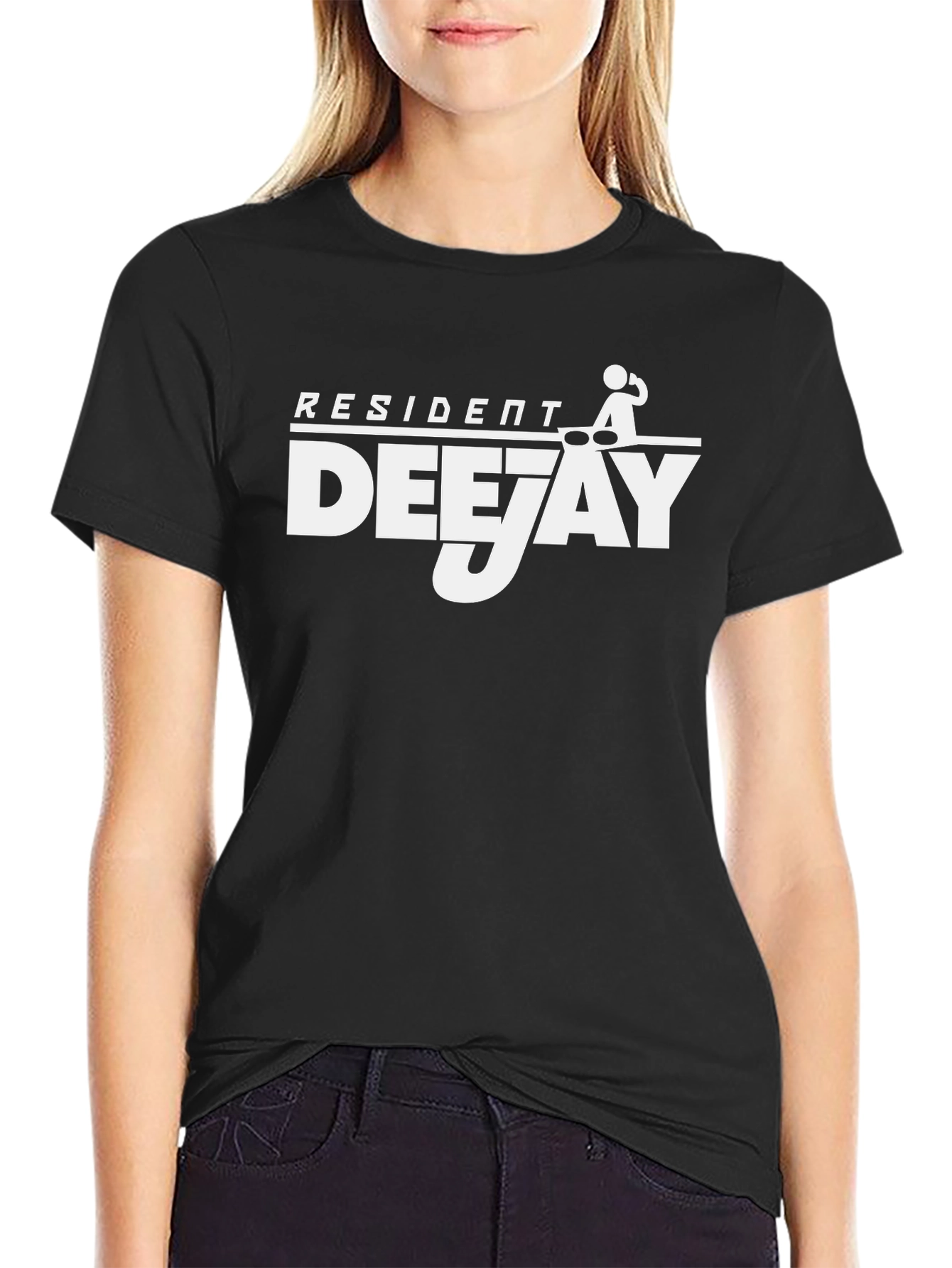 Resident Deejay Graphic Tee - Cool DJ Shirt