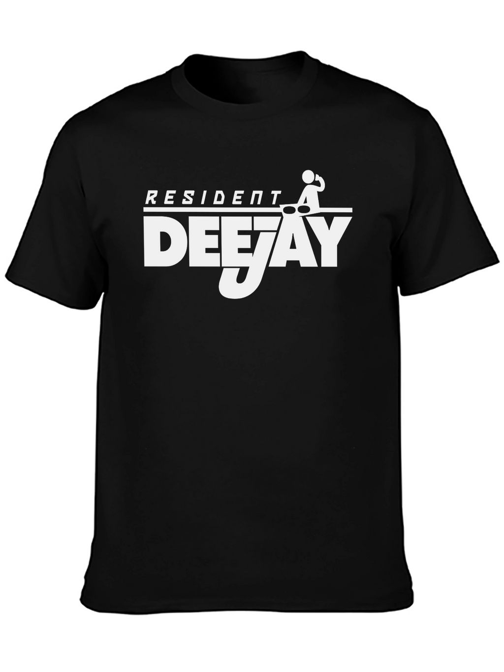Resident Deejay Graphic Tee - Cool DJ Shirt