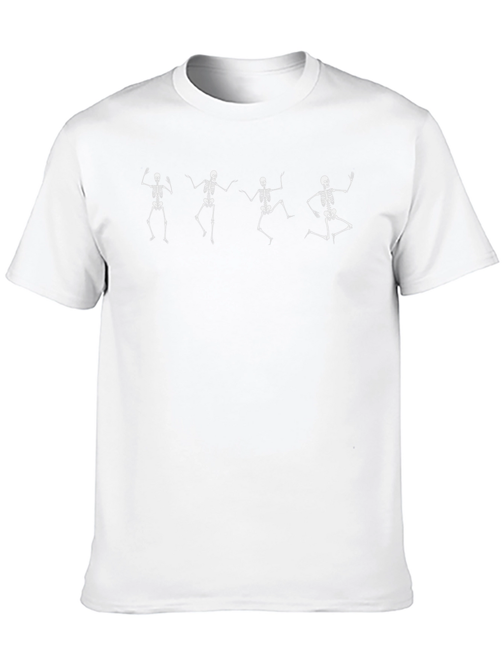 Dancing Skeletons Graphic Tee - Black