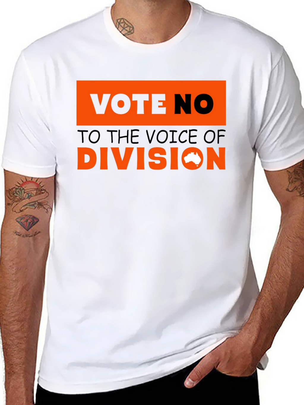 Vote No T-Shirt - Voice of Division - Australia