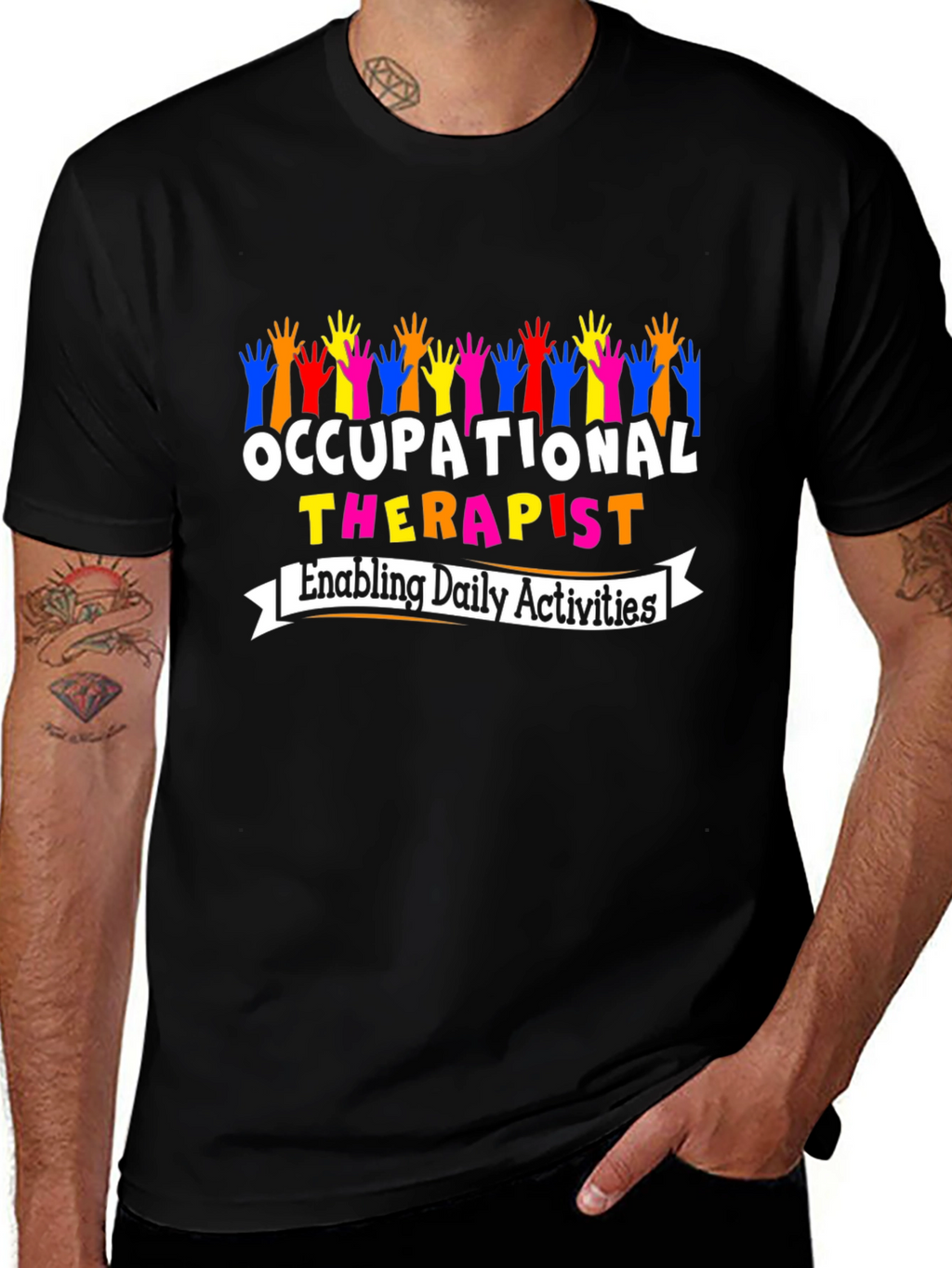 Occupational Therapist T-Shirt - Enabling Daily Activities