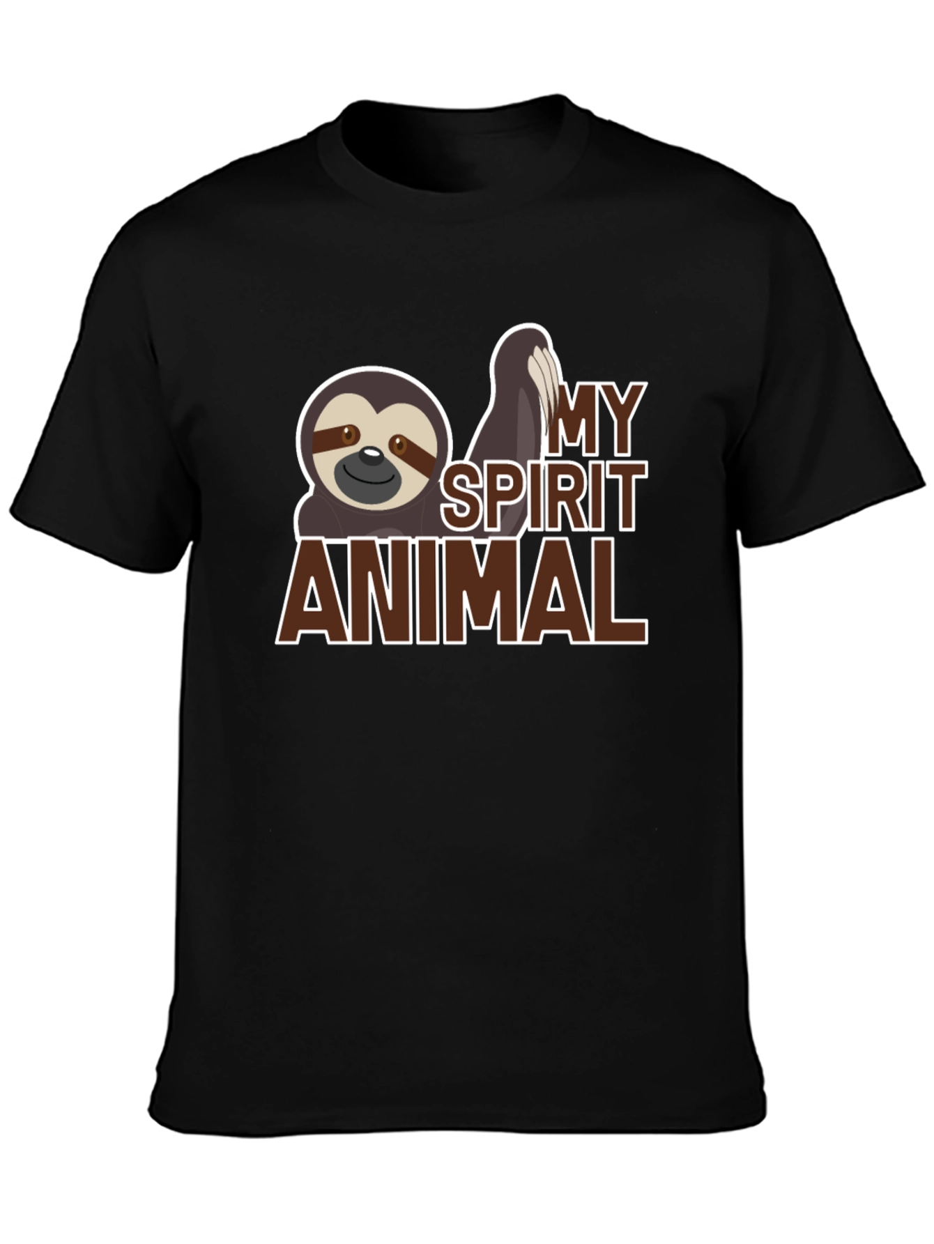 Sloth Spirit Animal Graphic T-Shirt