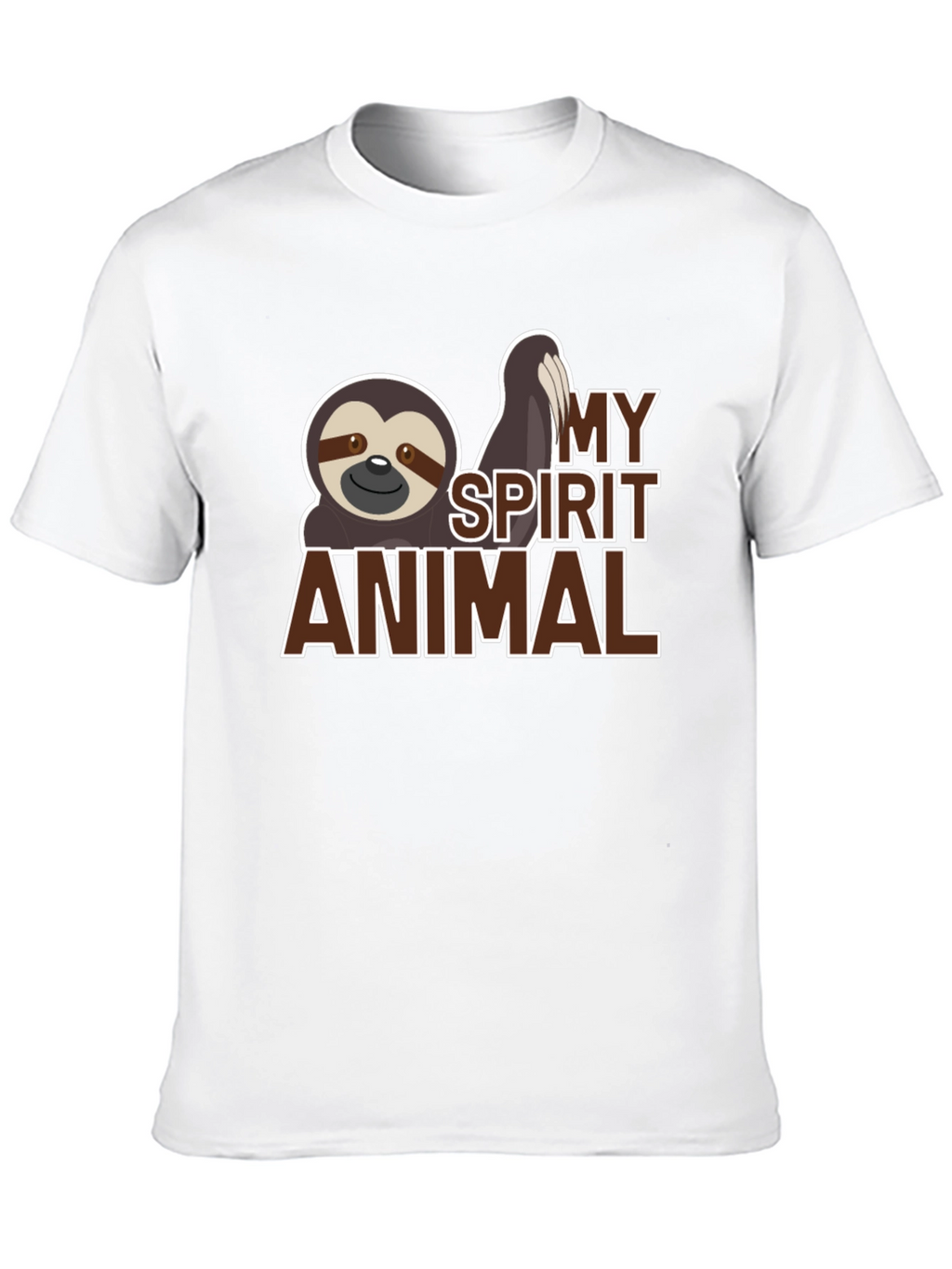 Sloth Spirit Animal Graphic T-Shirt
