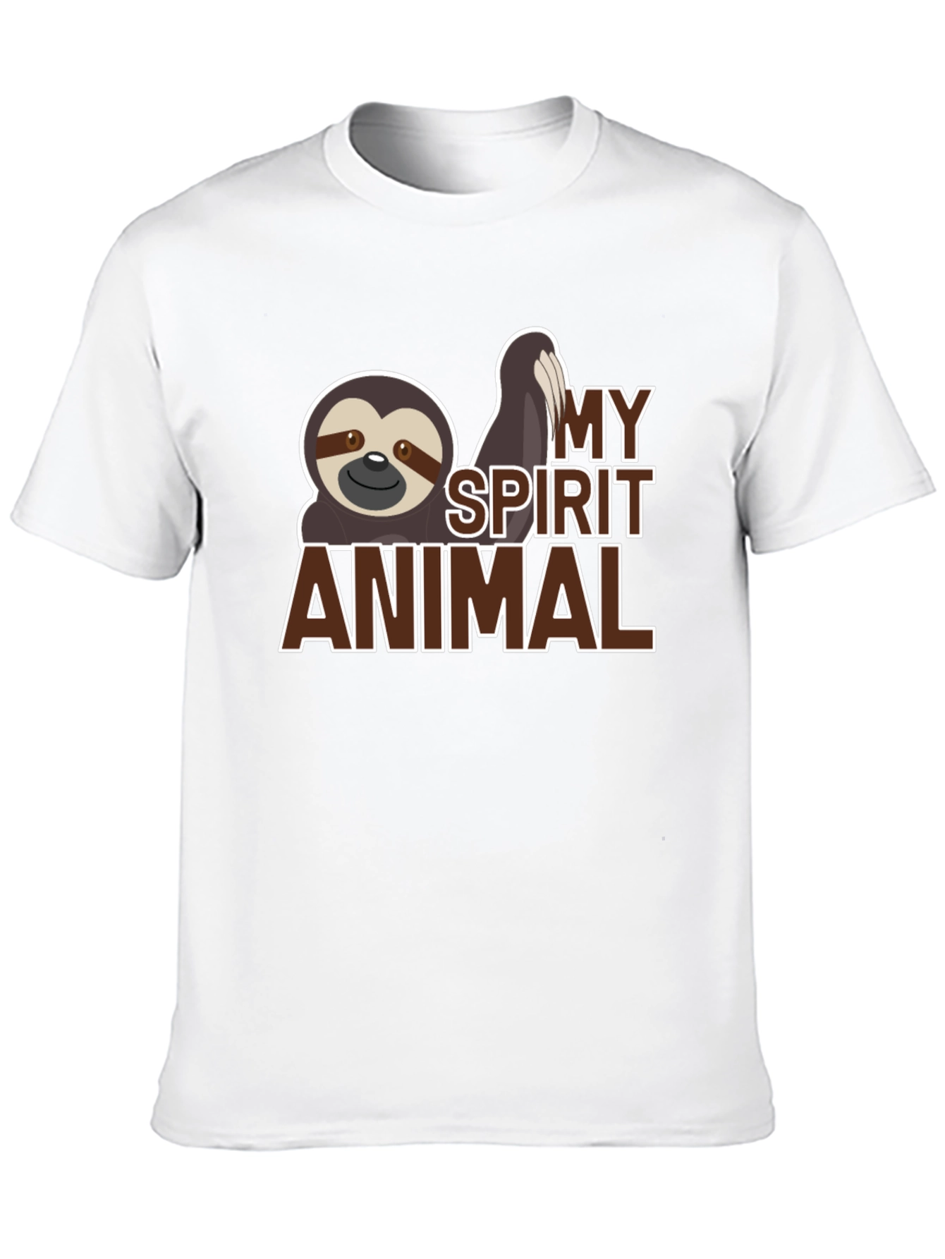 Sloth Spirit Animal Graphic T-Shirt