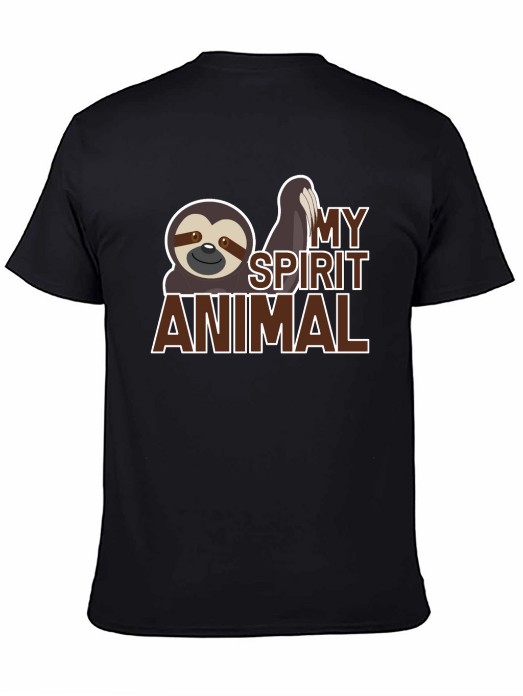 Sloth Spirit Animal Graphic T-Shirt