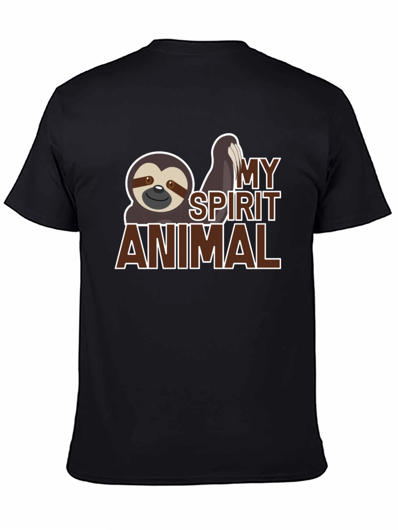 Sloth Spirit Animal Graphic T-Shirt