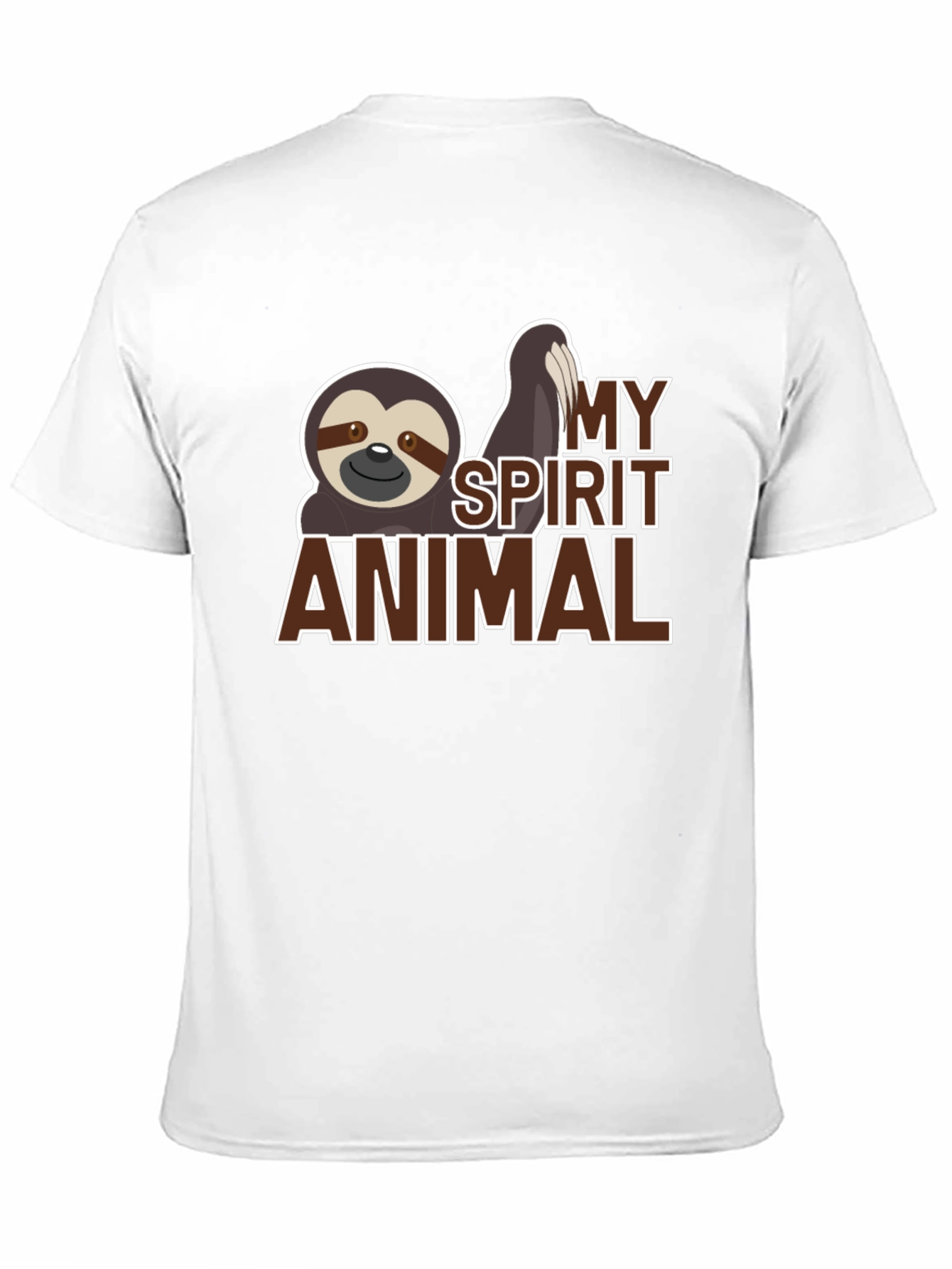 Sloth Spirit Animal Graphic T-Shirt