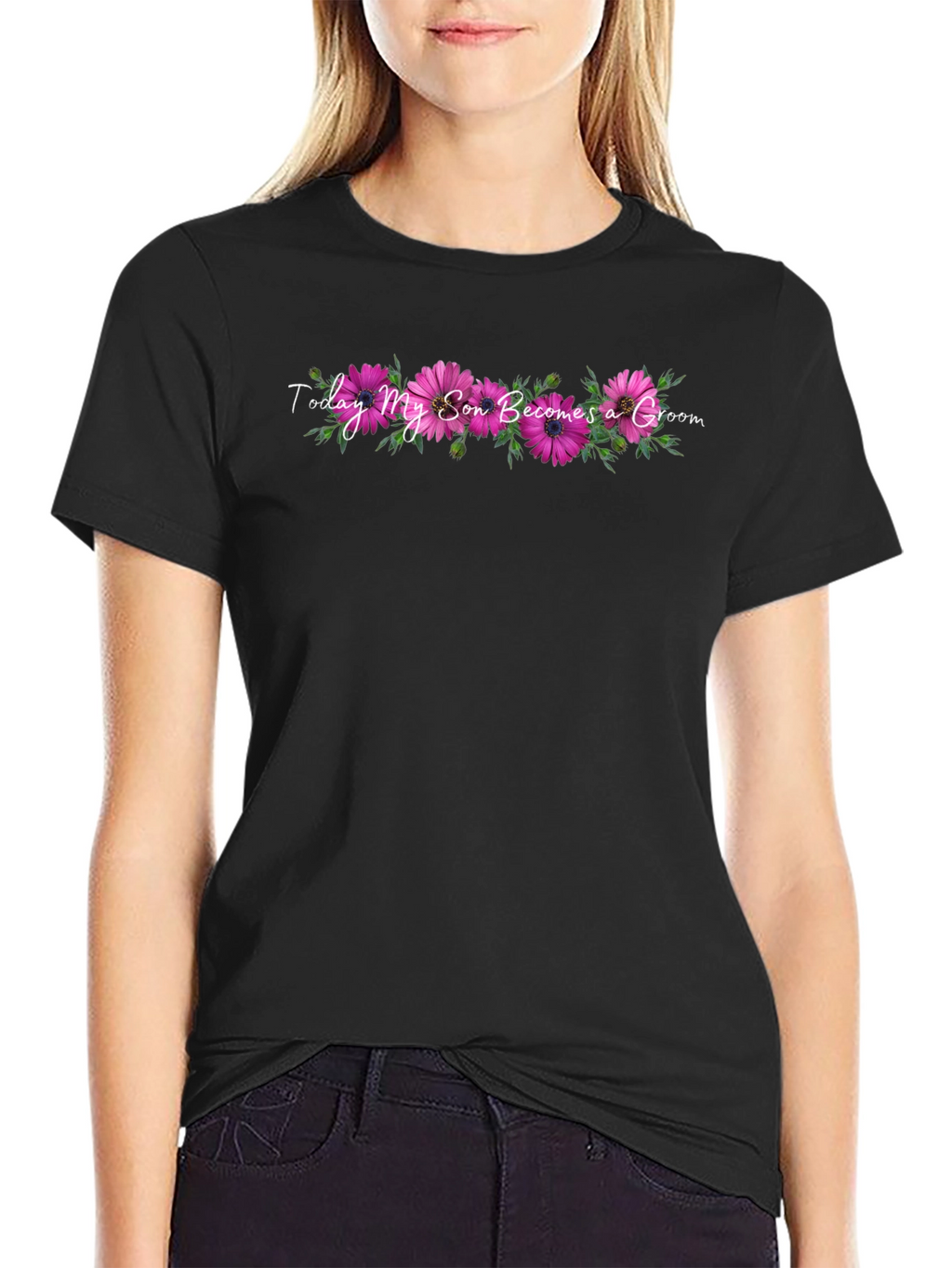 Today My Son Becomes a Groom Floral T-Shirt