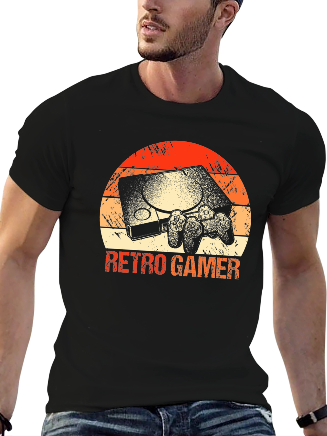 Retro Gamer Graphic T-Shirt - Vintage Gaming Tee