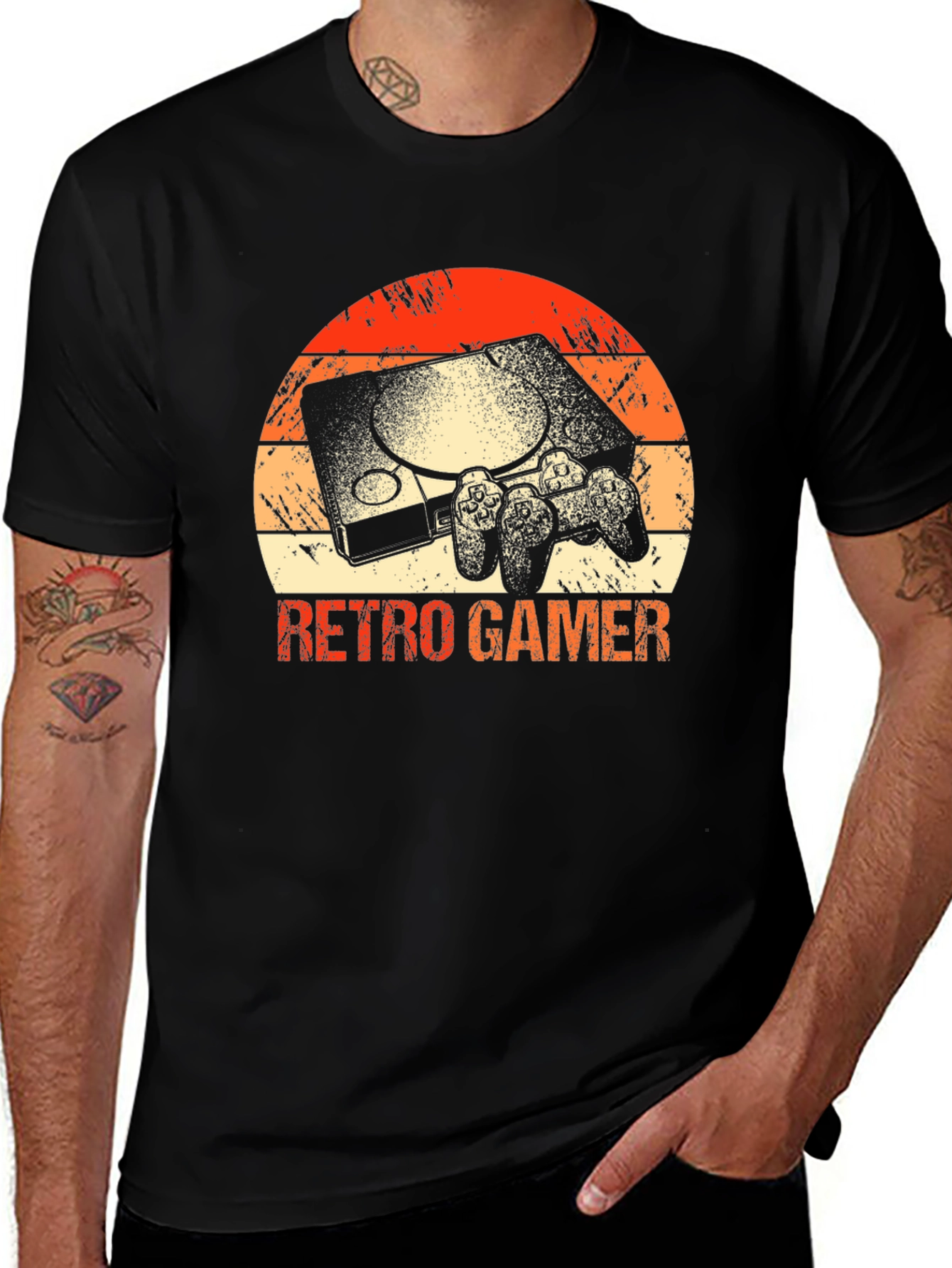 Retro Gamer Graphic T-Shirt - Vintage Gaming Tee