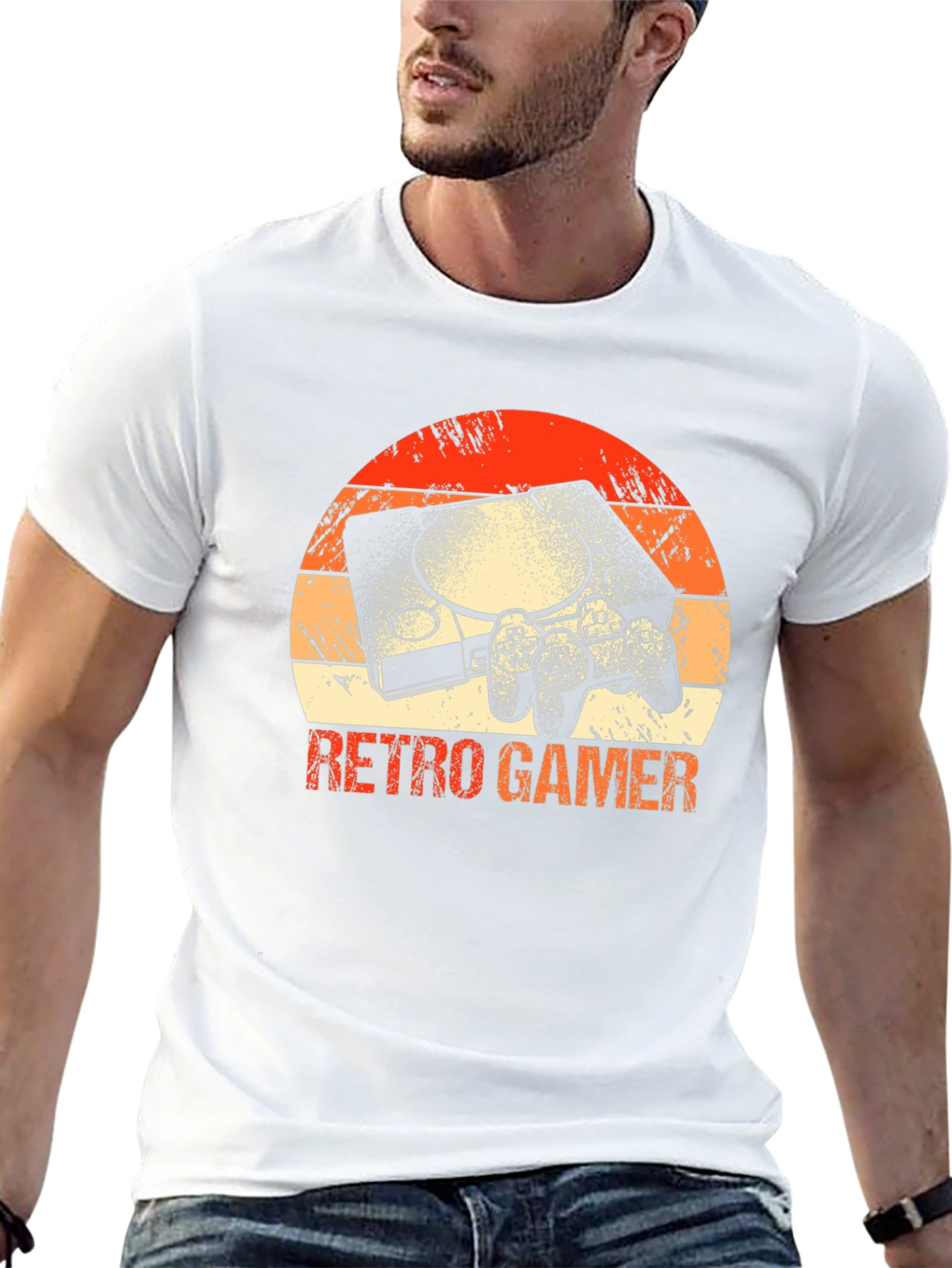 Retro Gamer Graphic T-Shirt - Vintage Gaming Tee