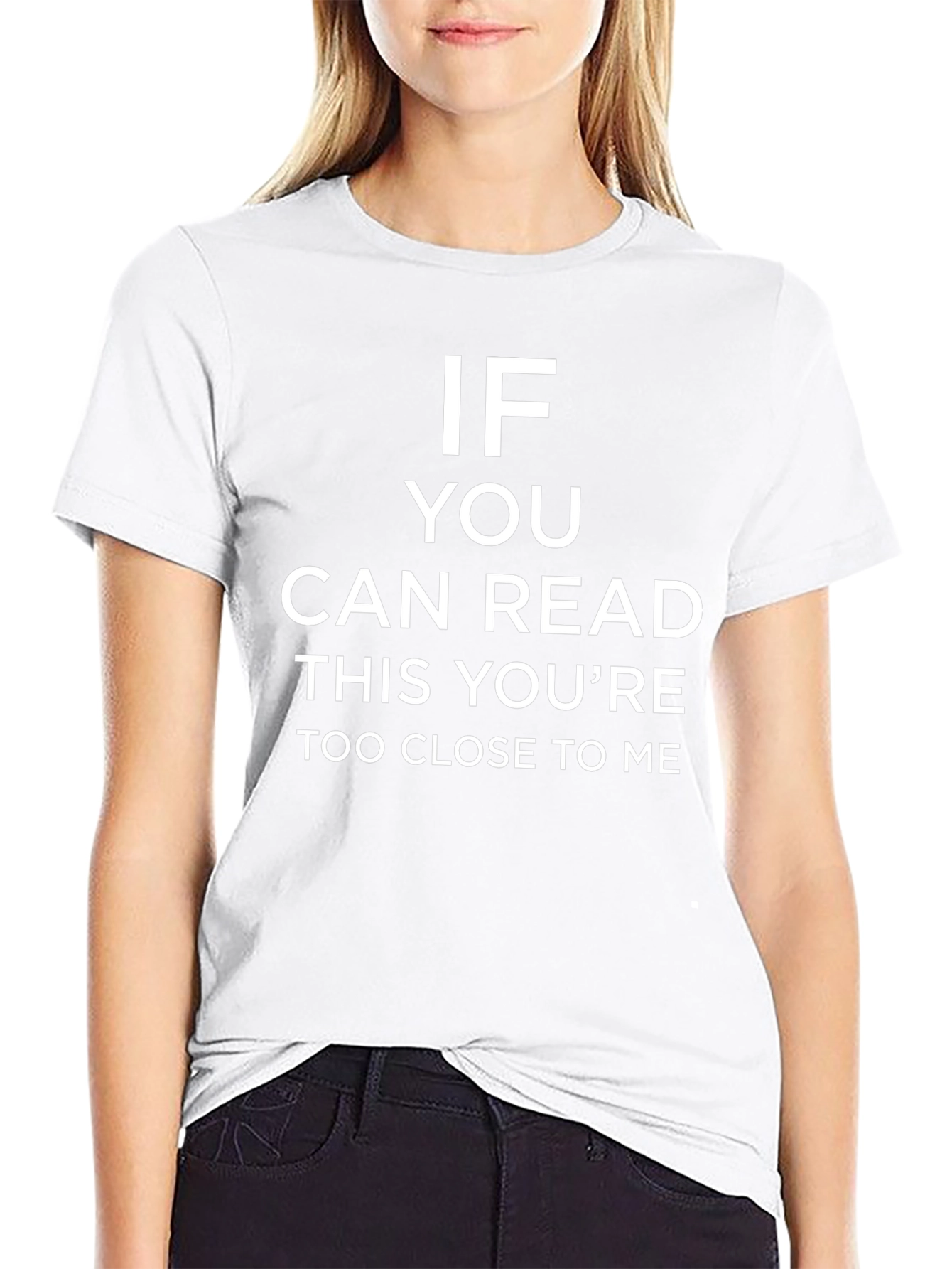 Funny Too Close Graphic Tee - Social Distance Humor Shirt
