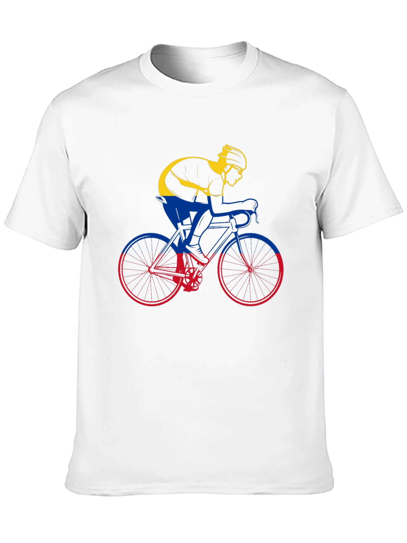 Colombia Cycling T-Shirt - Mens Black Tee