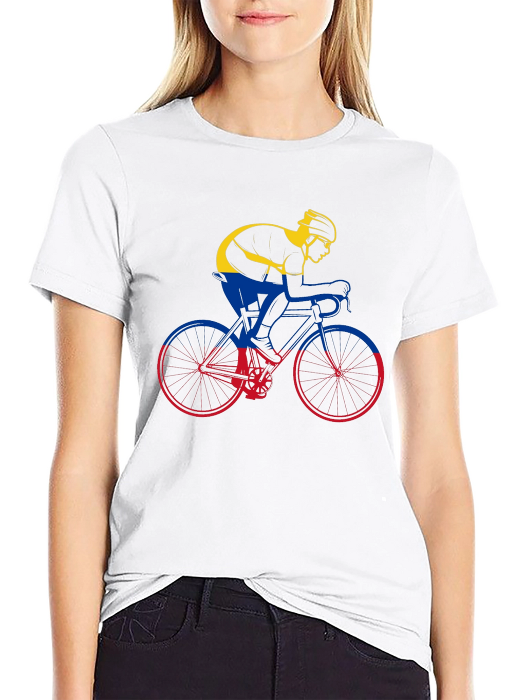 Colombia Cycling T-Shirt - Mens Black Tee