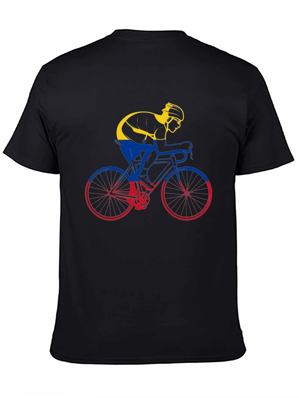 Colombia Cycling T-Shirt - Mens Black Tee