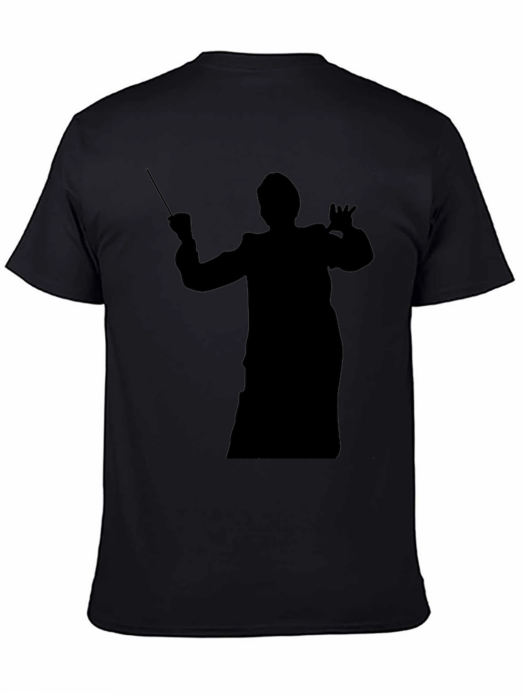 Conductor Silhouette Graphic T-Shirt - Black