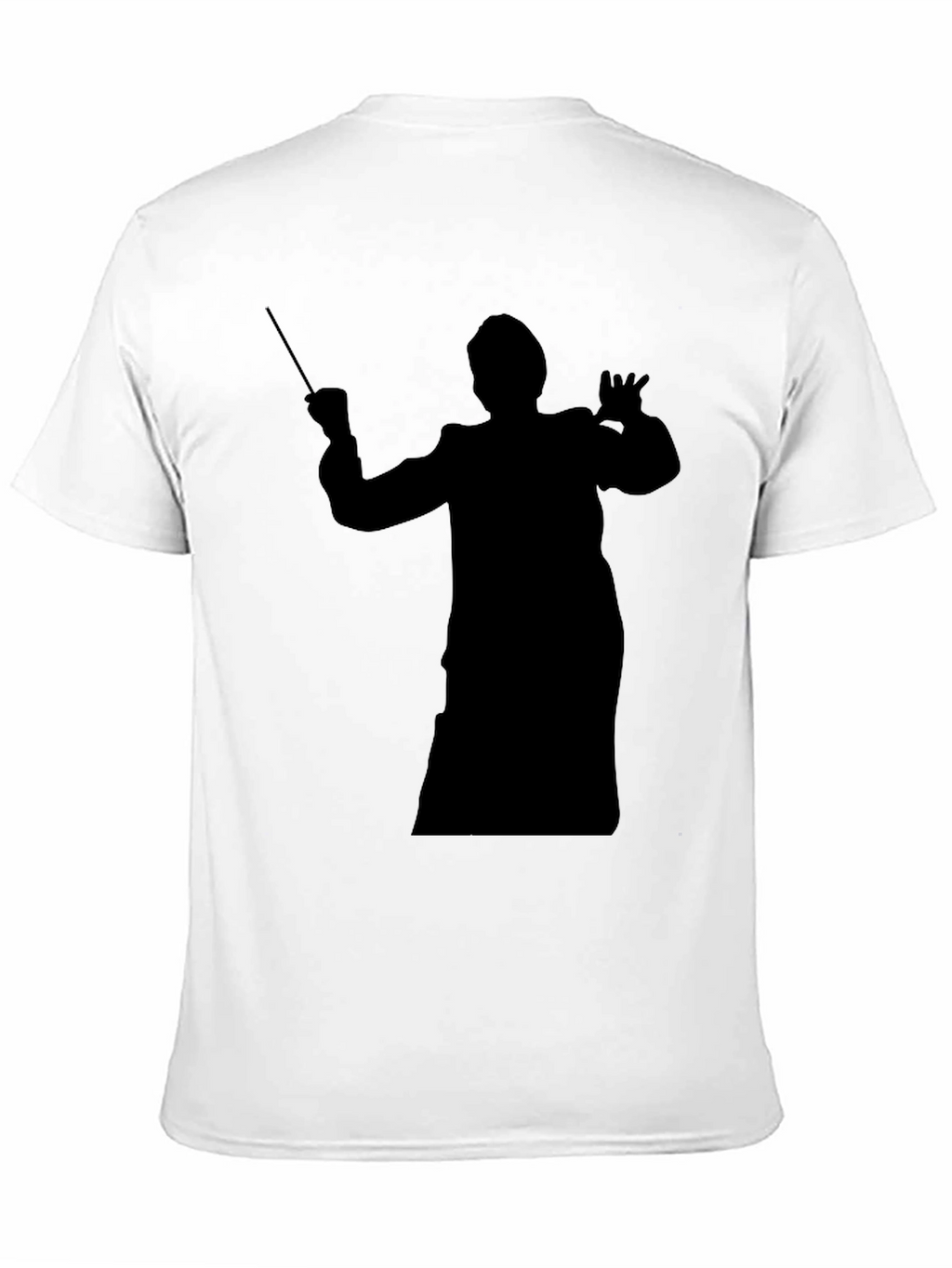 Conductor Silhouette Graphic T-Shirt - Black
