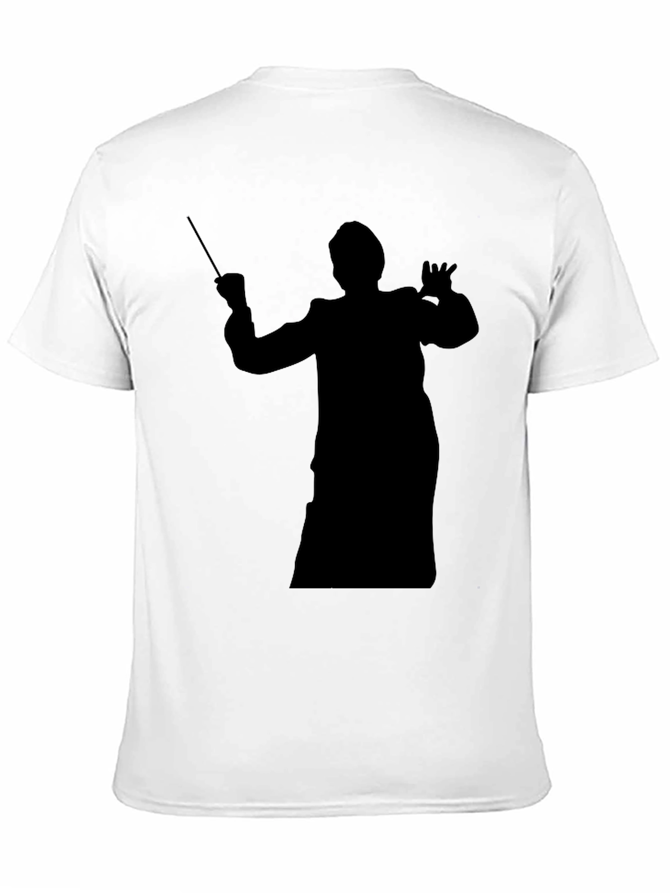 Conductor Silhouette Graphic T-Shirt - Black