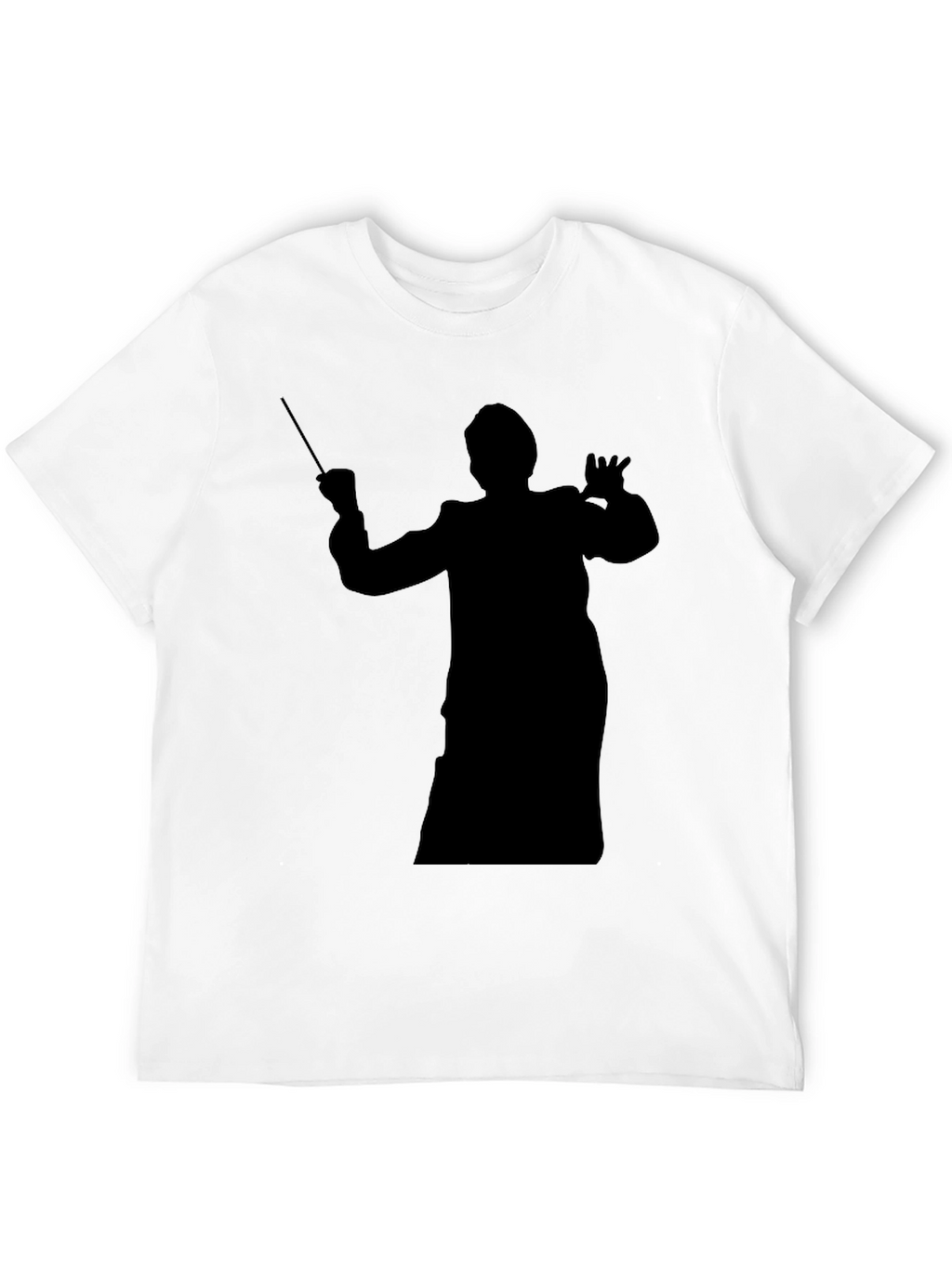 Conductor Silhouette Graphic T-Shirt - Black