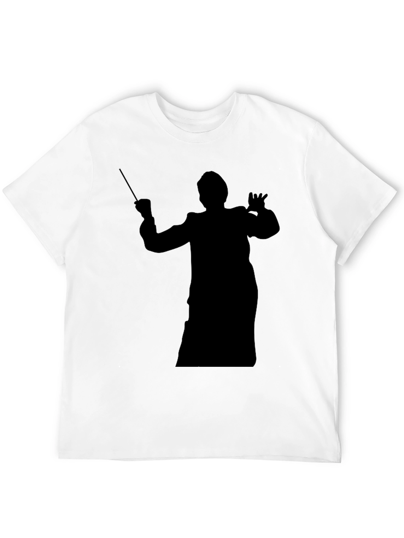 Conductor Silhouette Graphic T-Shirt - Black