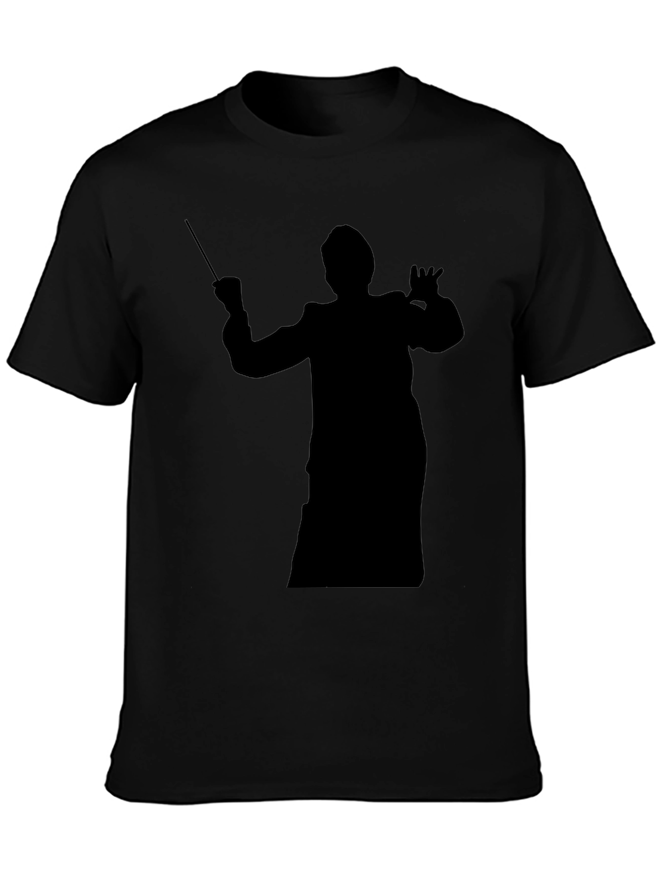 Conductor Silhouette Graphic T-Shirt - Black